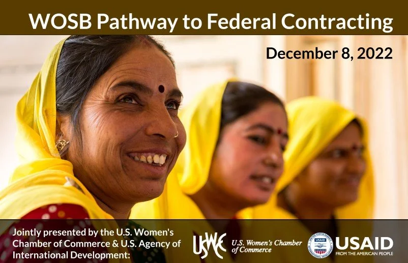 USAID & USWCC Present: WOSB Pathways to Federal Contracting 12-8-2022