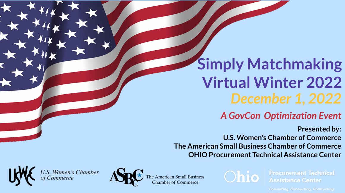 Simply Matchmaking: A GovCon Optimization Event | Virtual Winter 2022