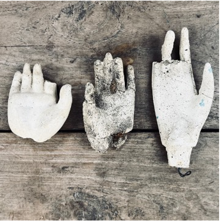 Vintage Hand Fragments of Figures
