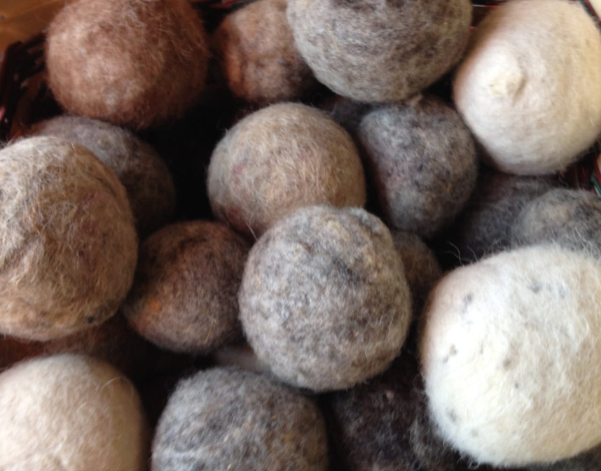 Wool dryer ball set of 3