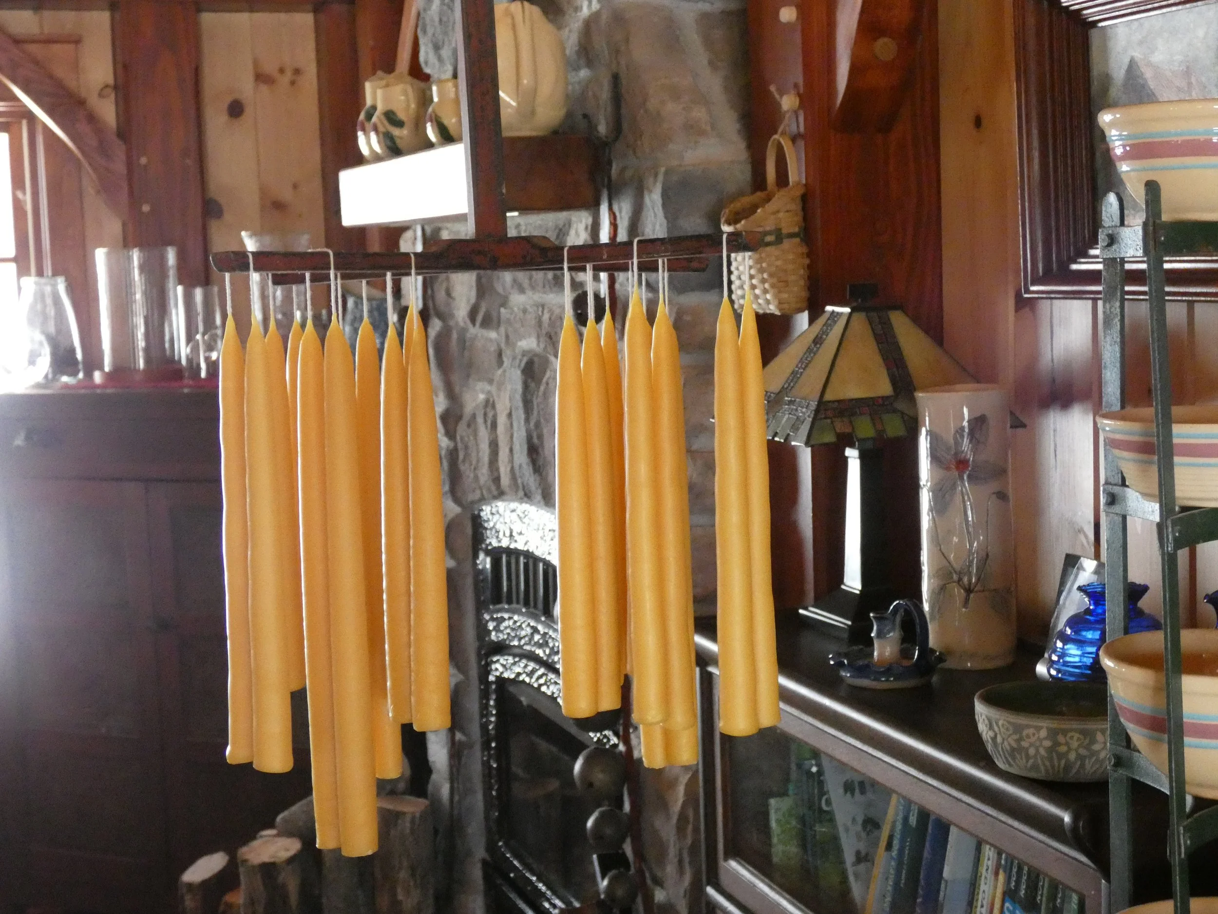 Hand dipped tapers - pair