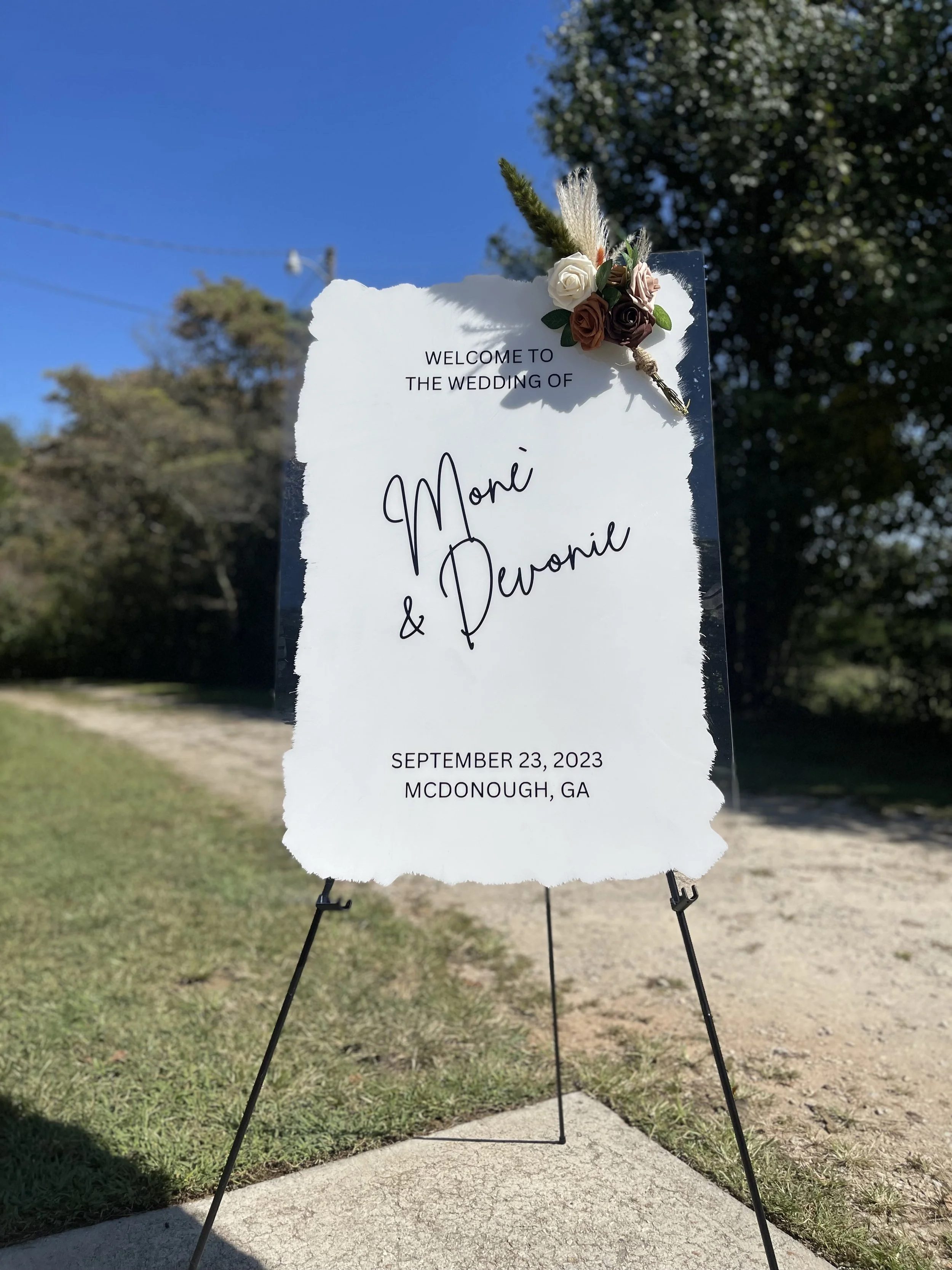 Acrylic Welcome Signs