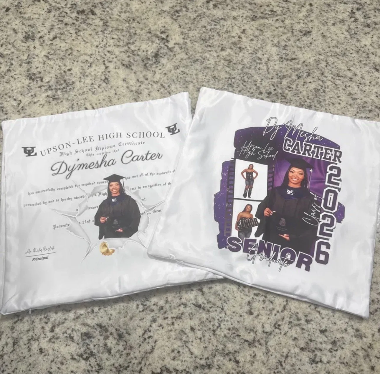 Custom Graduation Keepsake Pillowcase