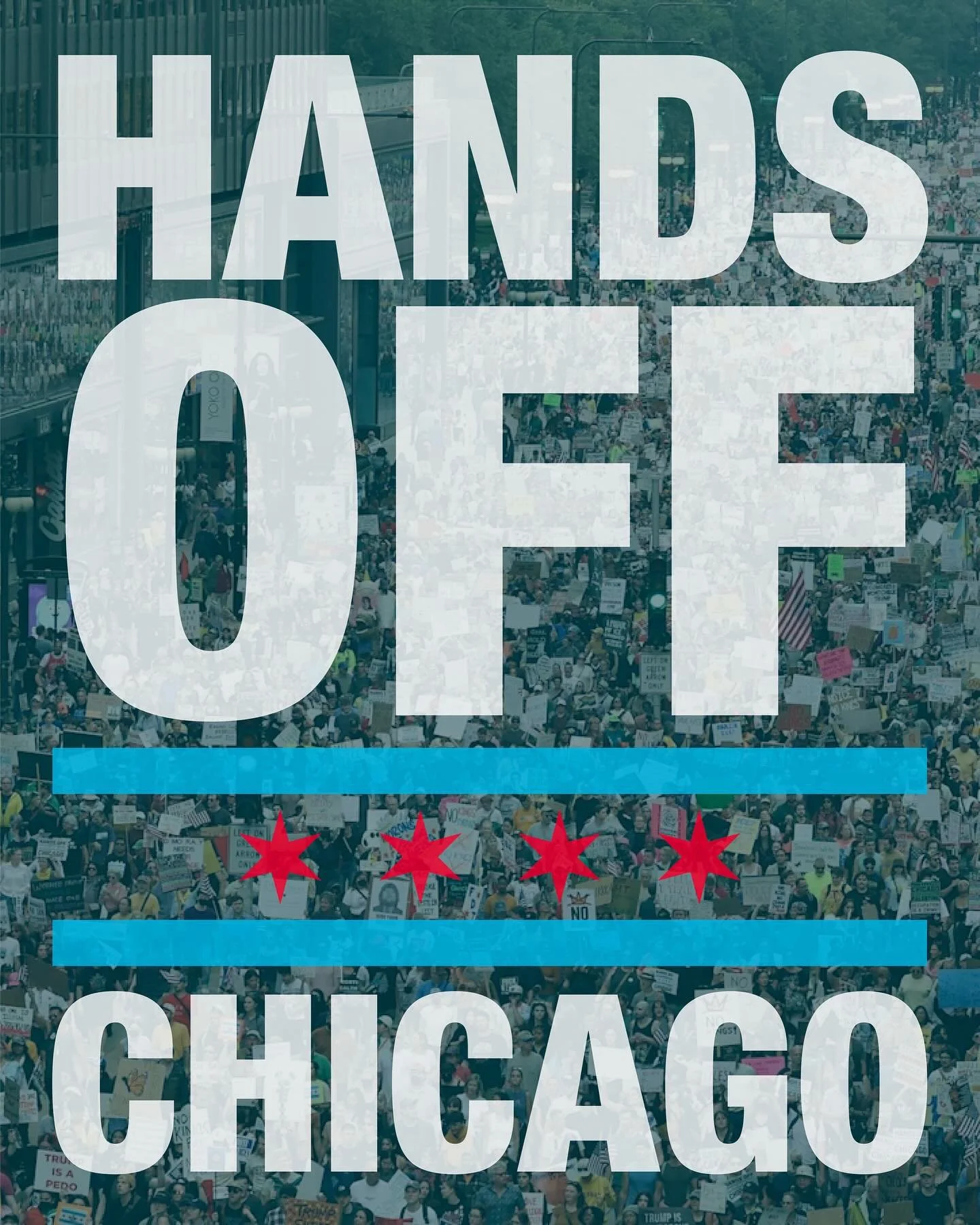 No one will ever break Chicago&rsquo;s spirit. Ever. 
#handsoffchicago