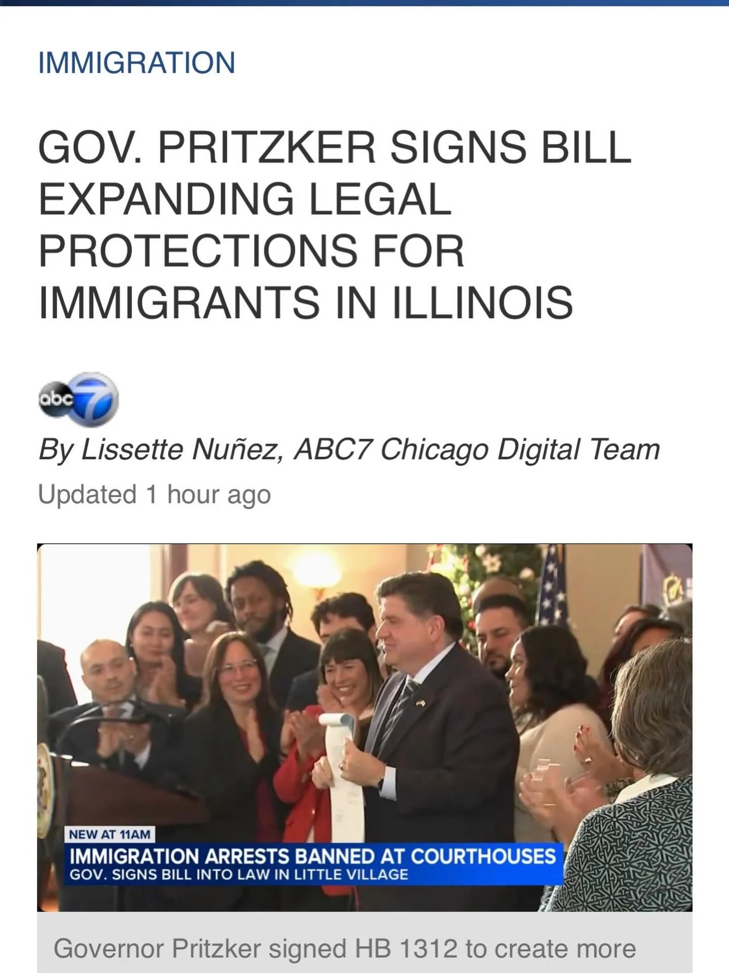 A huge step forward in protecting our communities. Congratulations @icirr_il and all of the advocates who got this passed, and thank you @govpritzker!