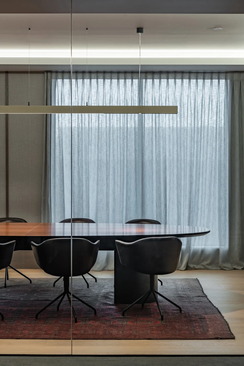 Mainland Capital Office – Christchurch boutique workplace with leather, wood and brass interiors by AW Architects, Best Awards Bronze 2023