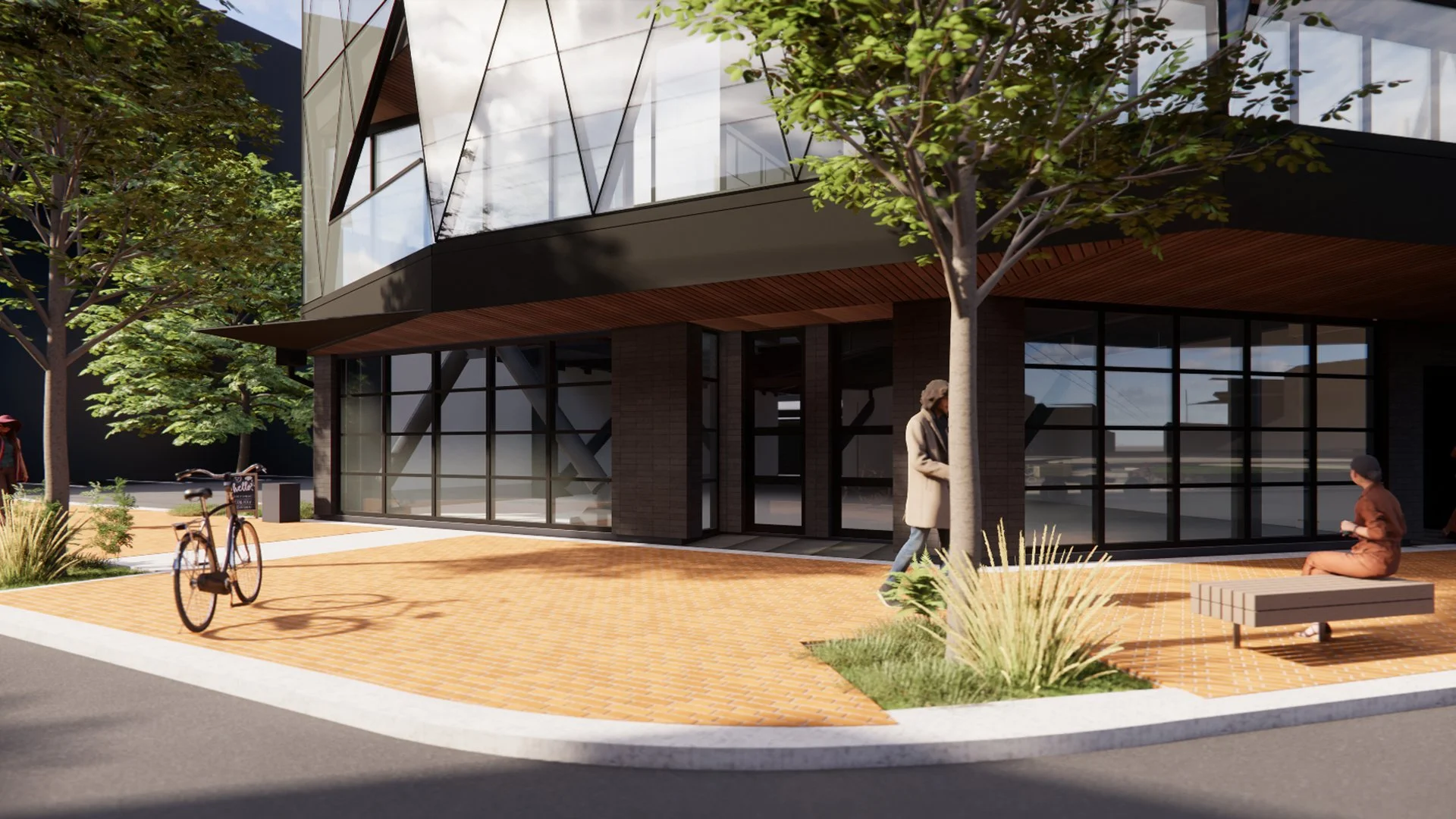 200 High St Christchurch – mixed-use building with triangular façade design by AW Architects (2025)