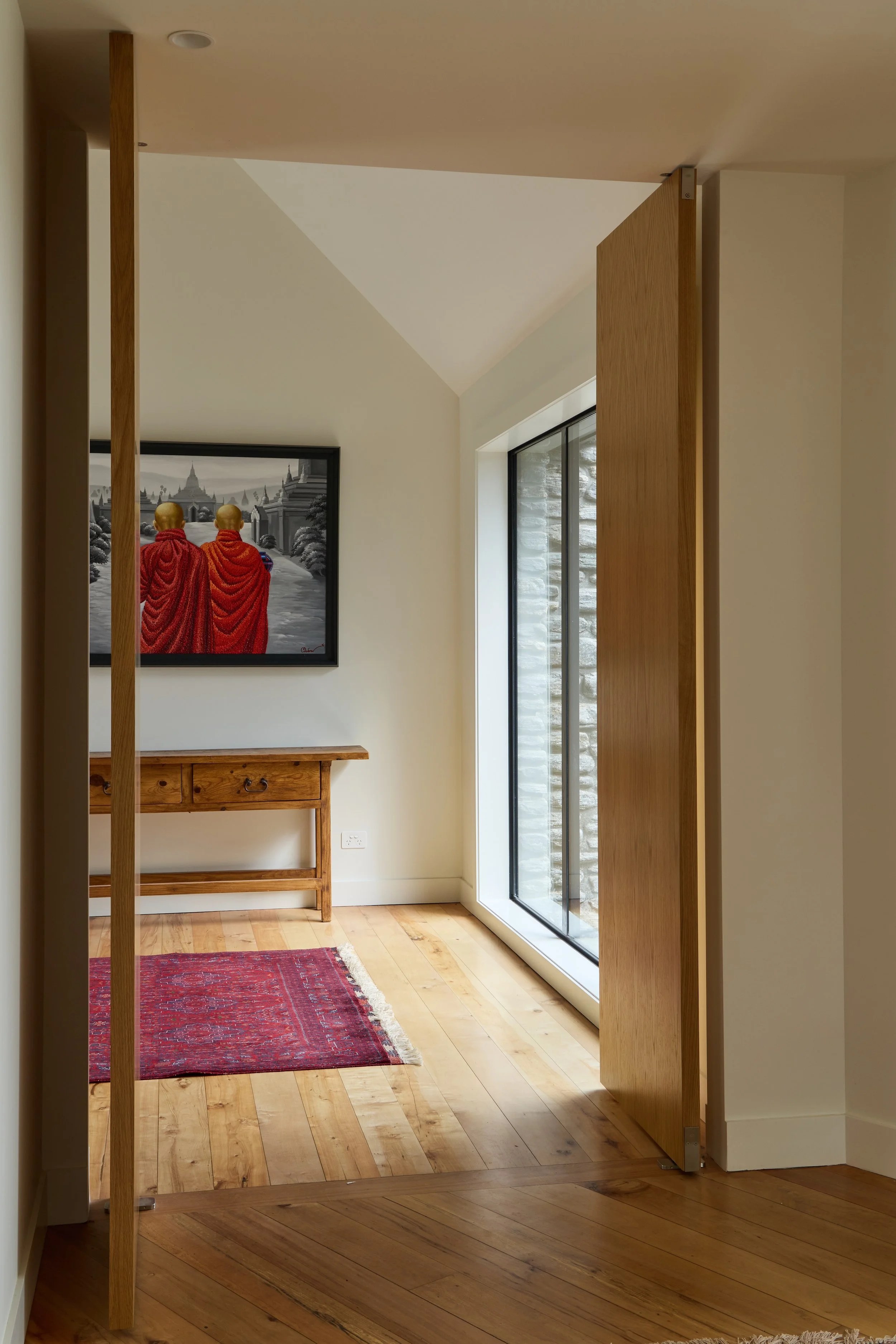 Greenslade Residence Tai Tapu – lakeside home alteration with oak, cedar and clay plaster interiors by AW Architects (2026)