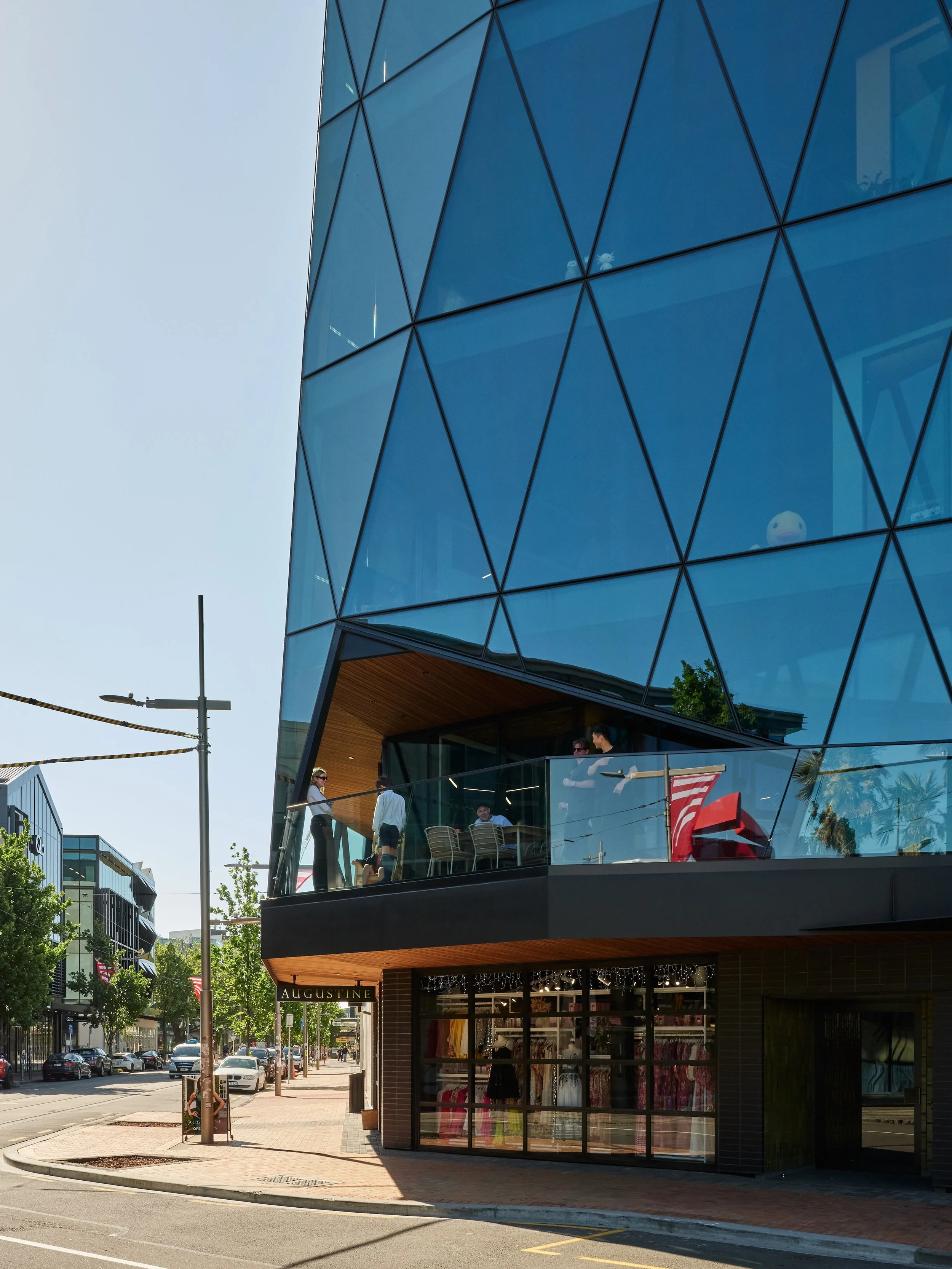 200 High Street Ōtautahi Christchurch – seven-level mixed-use building with folding glazed façade by AW Architects (2026)