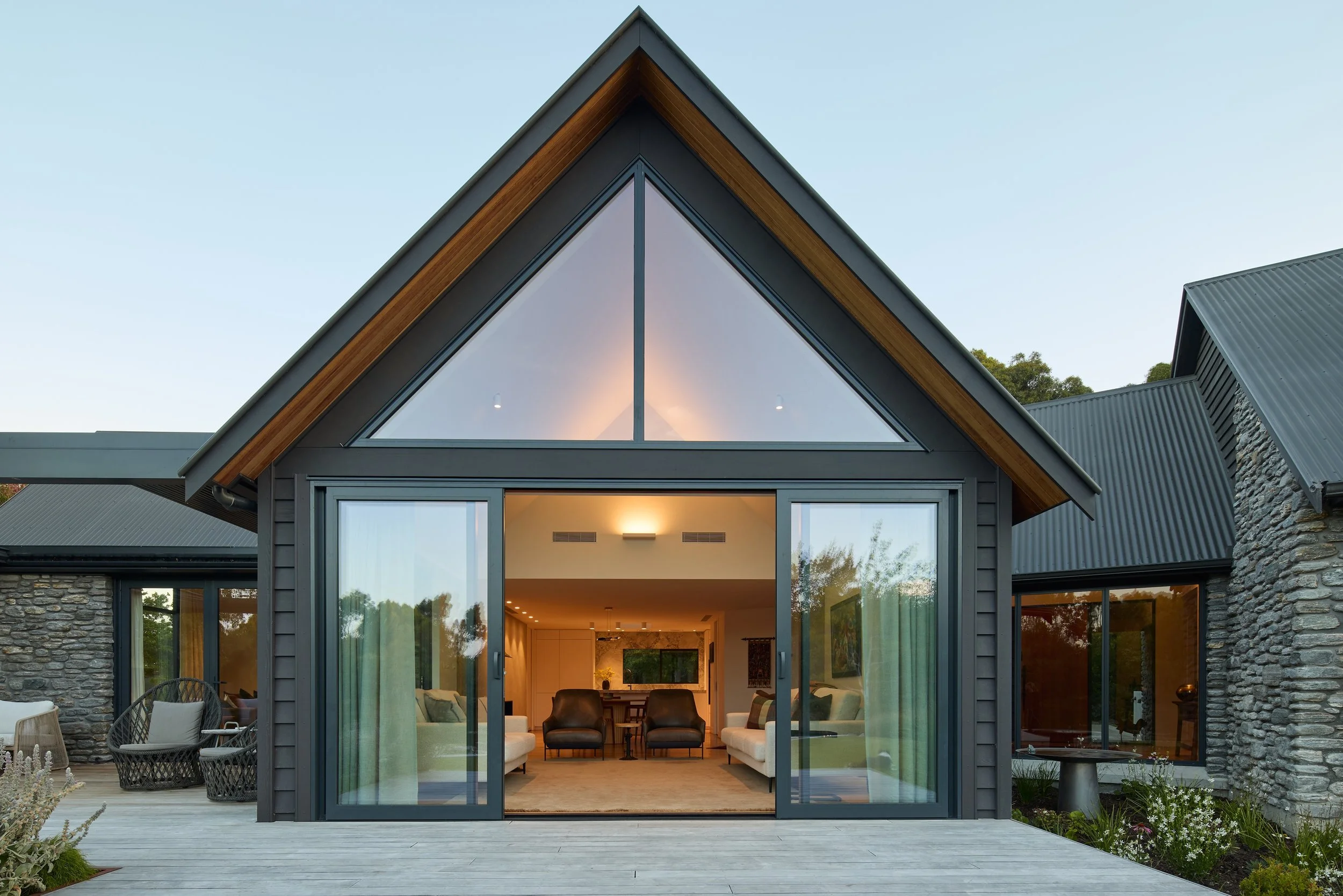 Greenslade Residence Tai Tapu – lakeside home alteration with oak, cedar and clay plaster interiors by AW Architects (2026)