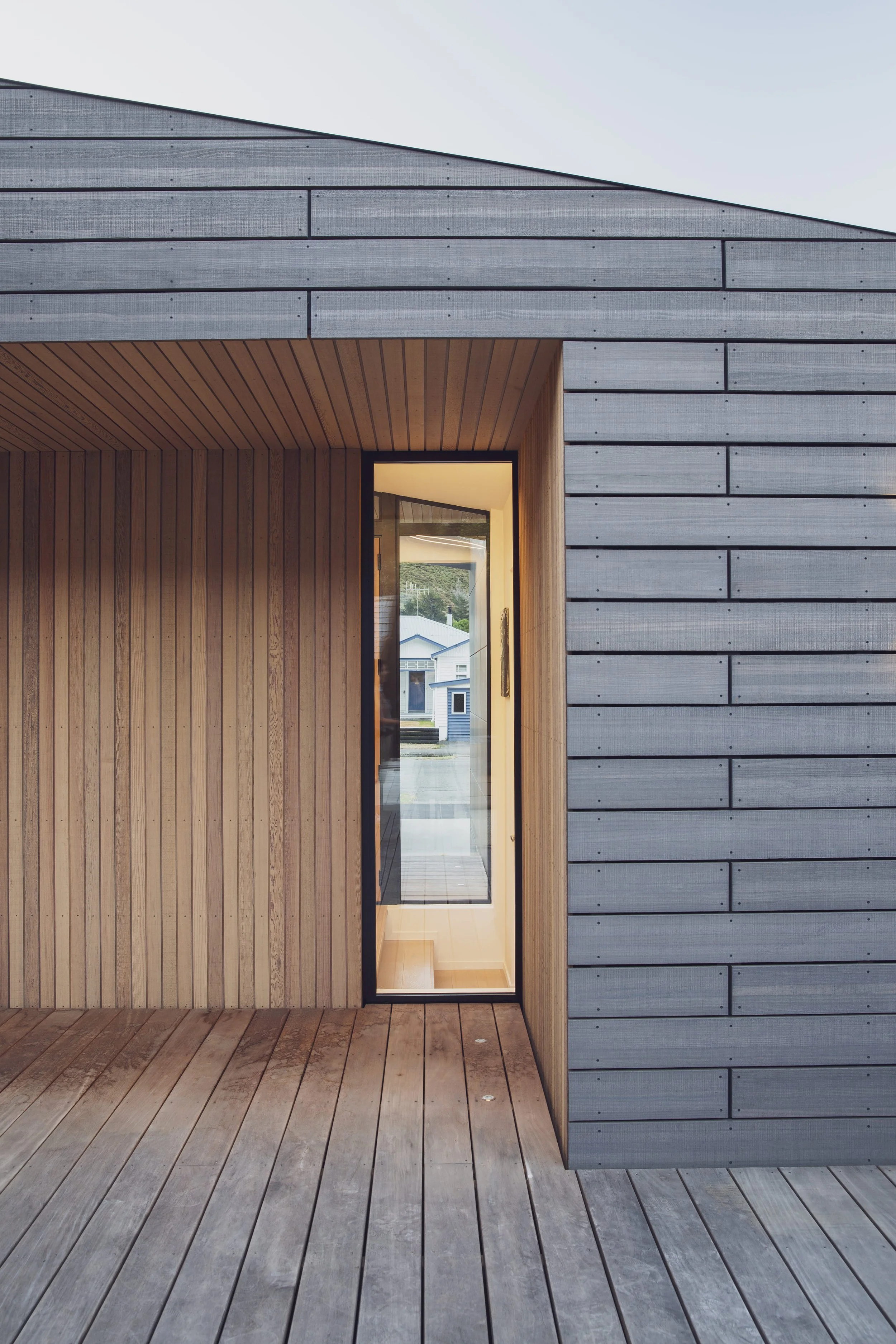 Sumner Suburban Cottage – prefabricated Christchurch home with oak floors and birch interiors by AW Architects (2022)