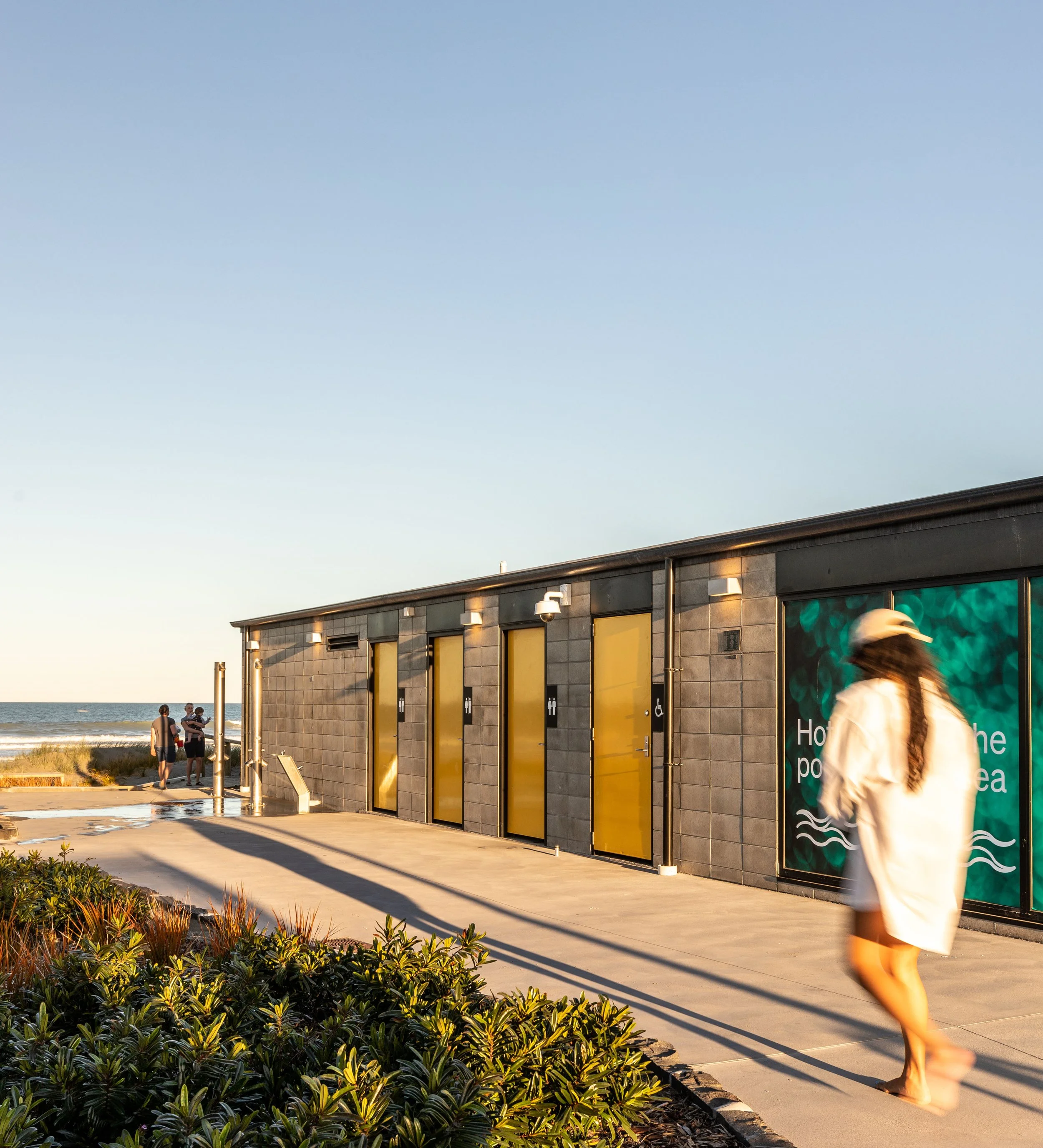 He Puna Taimoana hot pools and sauna New Brighton – AW Architects NZIA 2021