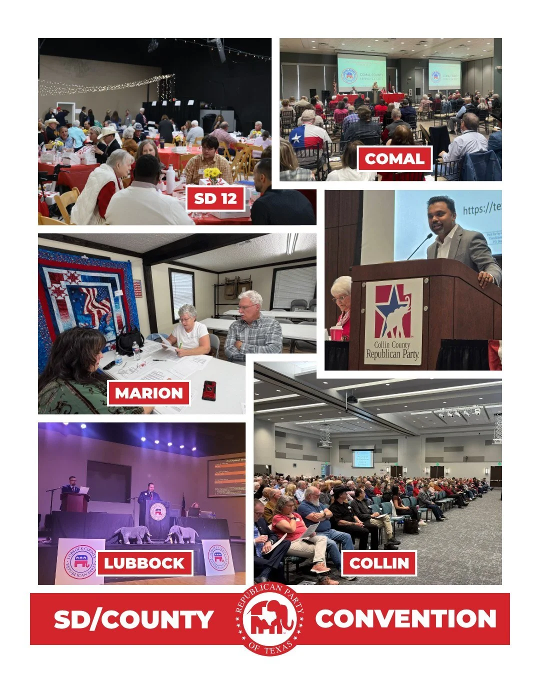 Today was something special.

All across Texas, Republicans gathered for their county conventions, and I&rsquo;ve spent the day looking through the photos coming in from every corner of our state. The turnout, the energy, the commitment - it all make
