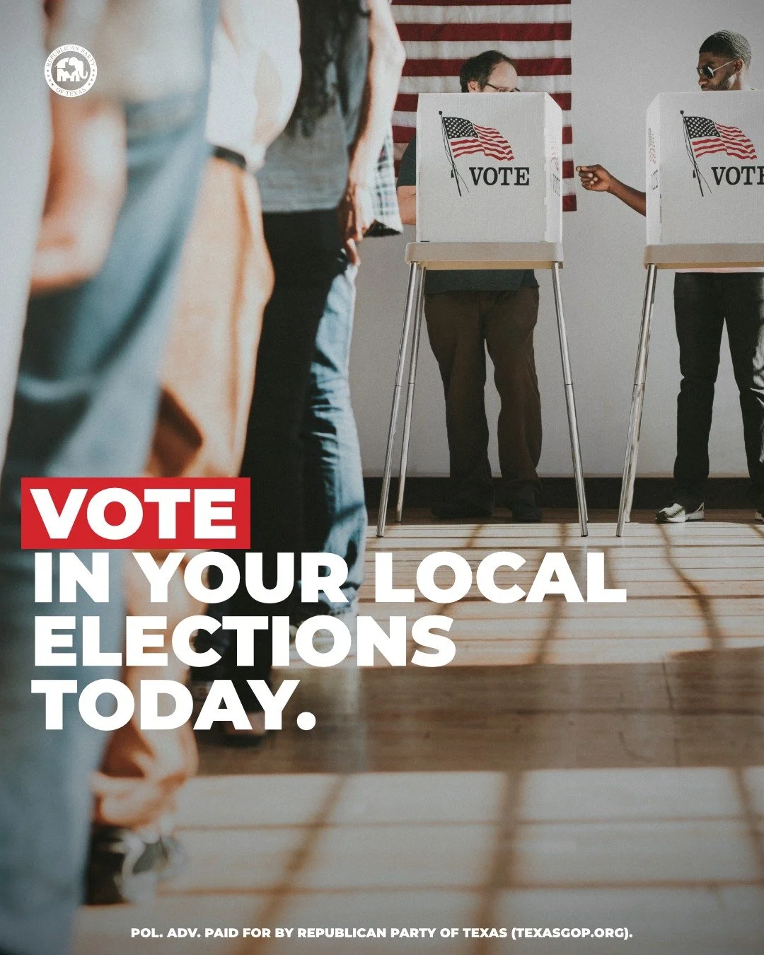 Today is Election Day in communities across Texas.

If your city, school district, or local entities have elections on the ballot, make sure you show up and vote.

Local elections don&rsquo;t always get the attention they deserve, but they have a dir