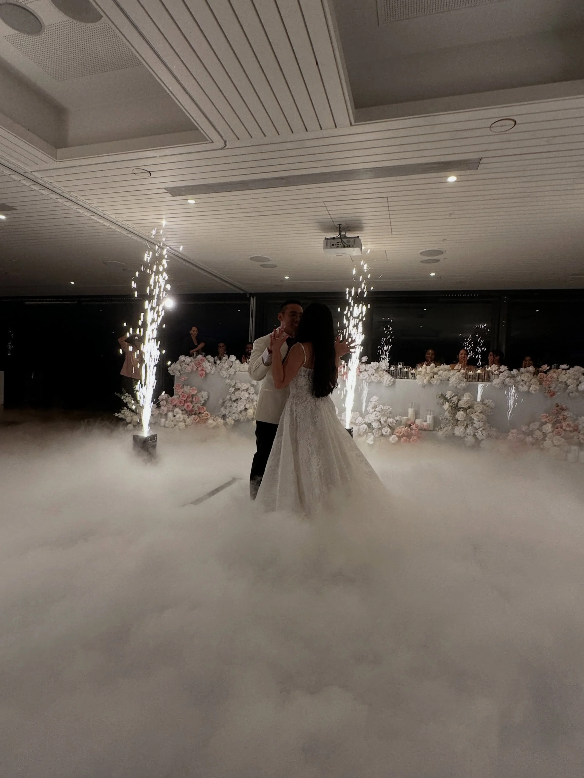 From the moment they walked into the room, everyone knew this night would be unforgettable. ✨

A grand entrance filled with excitement, followed by a magical first dance floating on the clouds. ☁️🤍

Moments like these aren&rsquo;t just seen &mdash; 