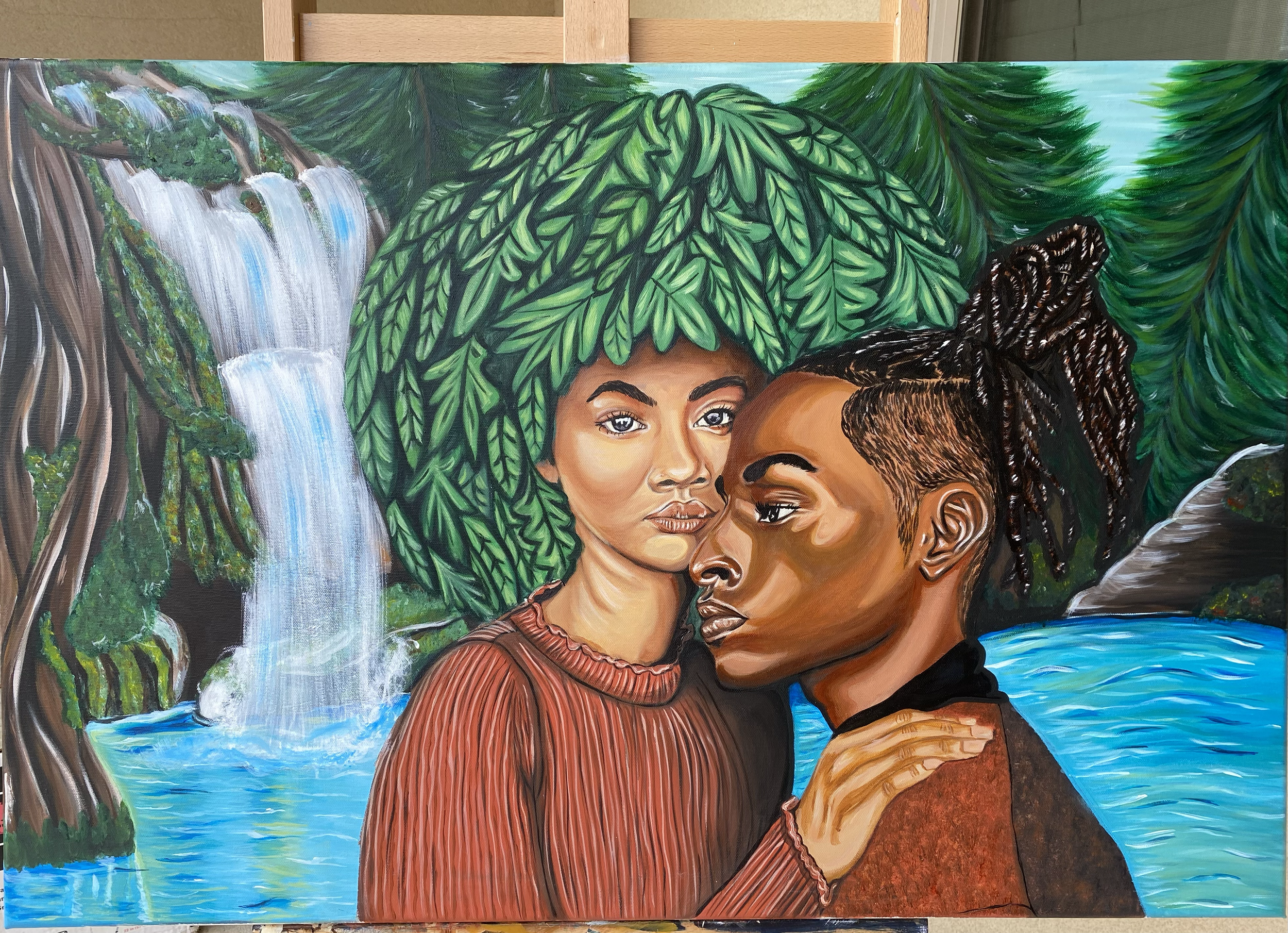 "Mother Nature And The Universe"
24"36"
Acrylic on Canvas
