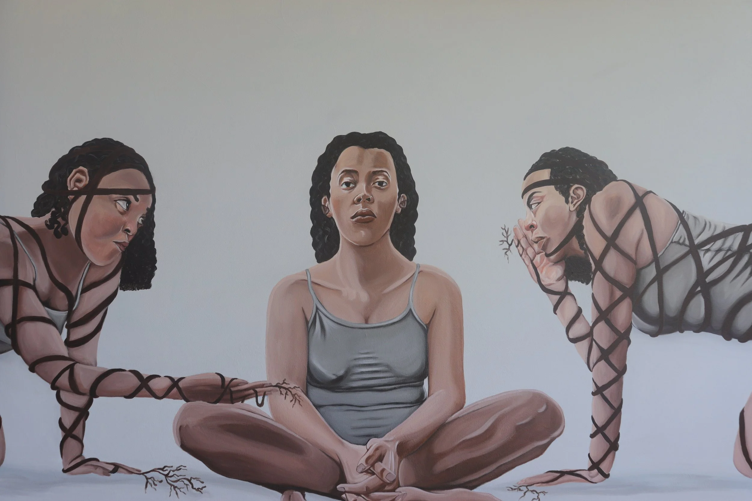 "UnBound From Dead Roots"
36"x48"
Acrylic on Canvas