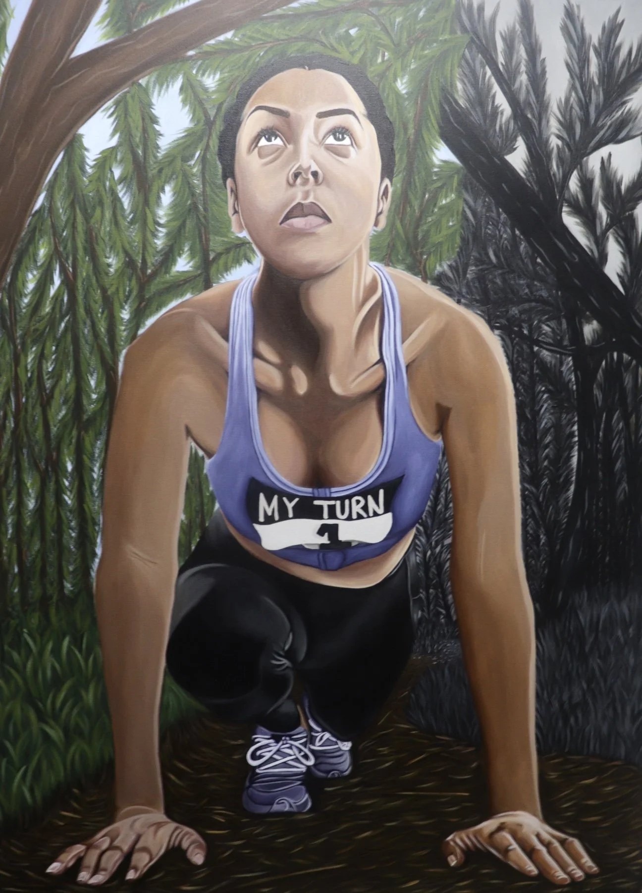 "On Your Mark"
36"x48"
Acrylic on Canvas