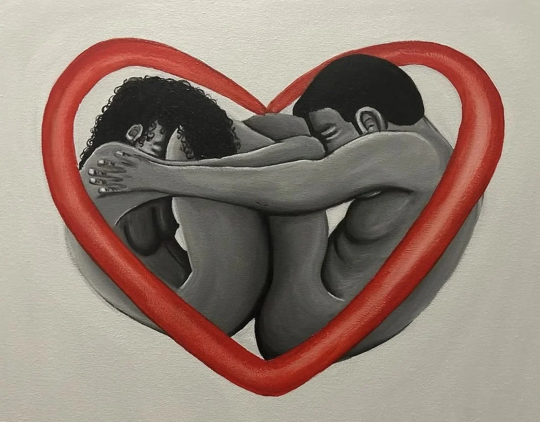 "Bonded"
16"x20"
Acrylic on Canvas