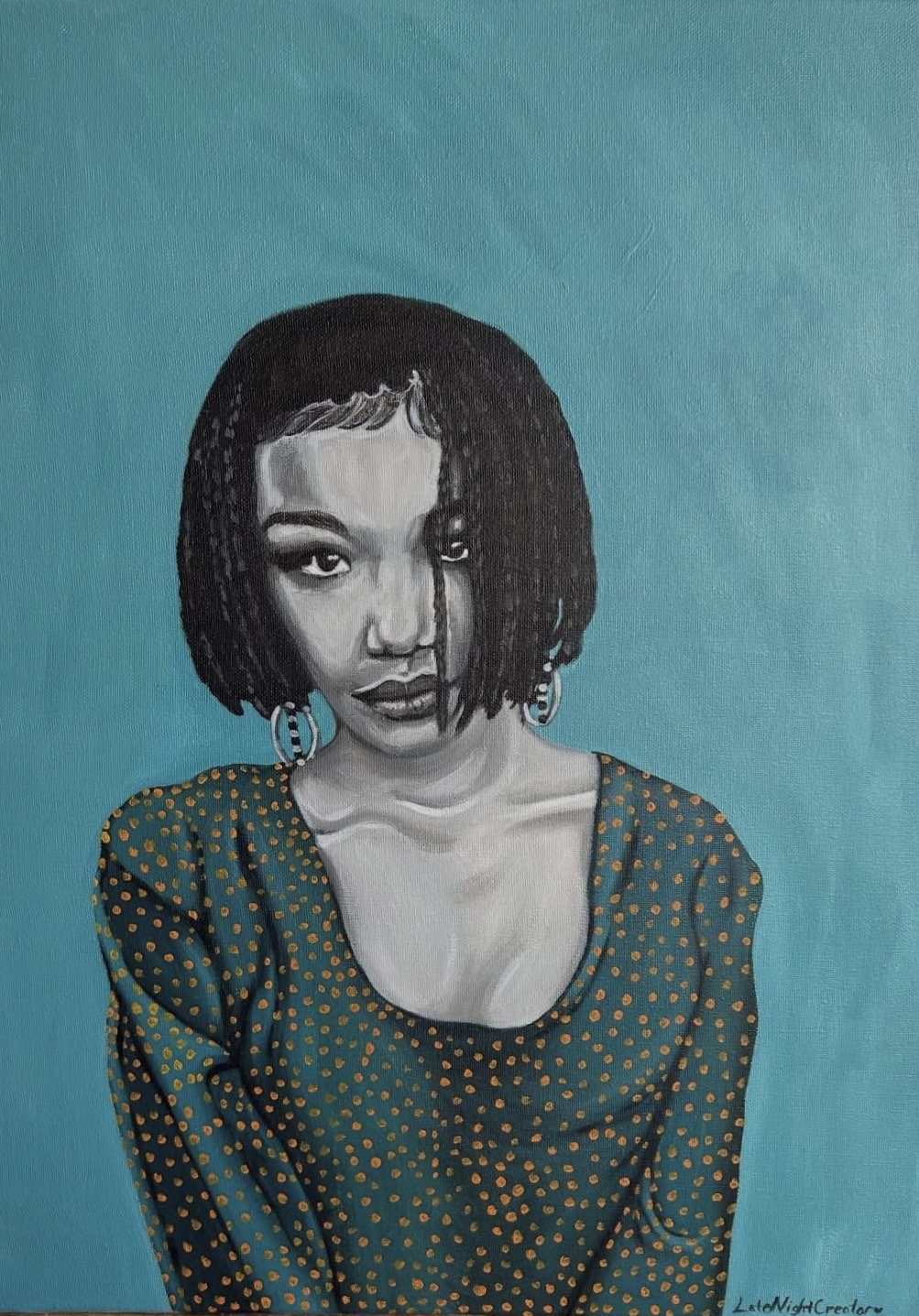 "Baby Brandy"
18"x24"
Acrylic on Canvas