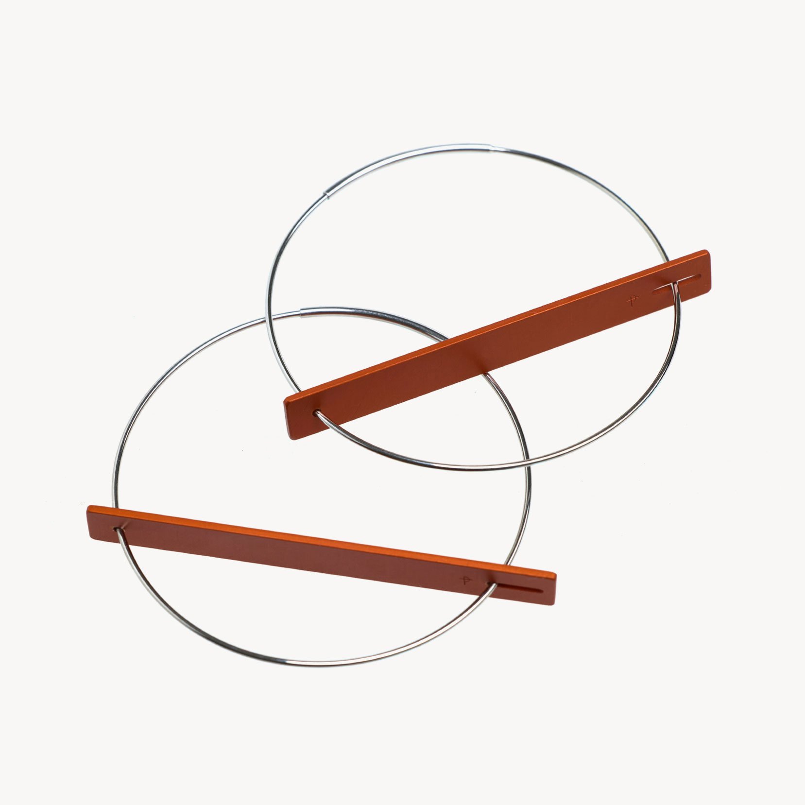 Blade Earrings - Orange