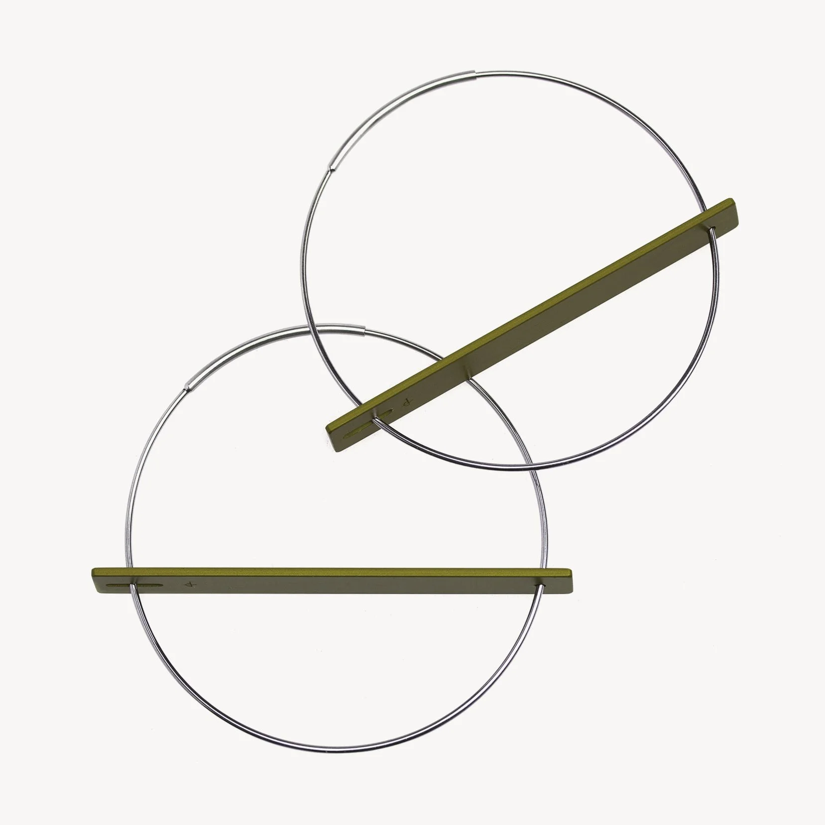 Blade Earrings - Olive