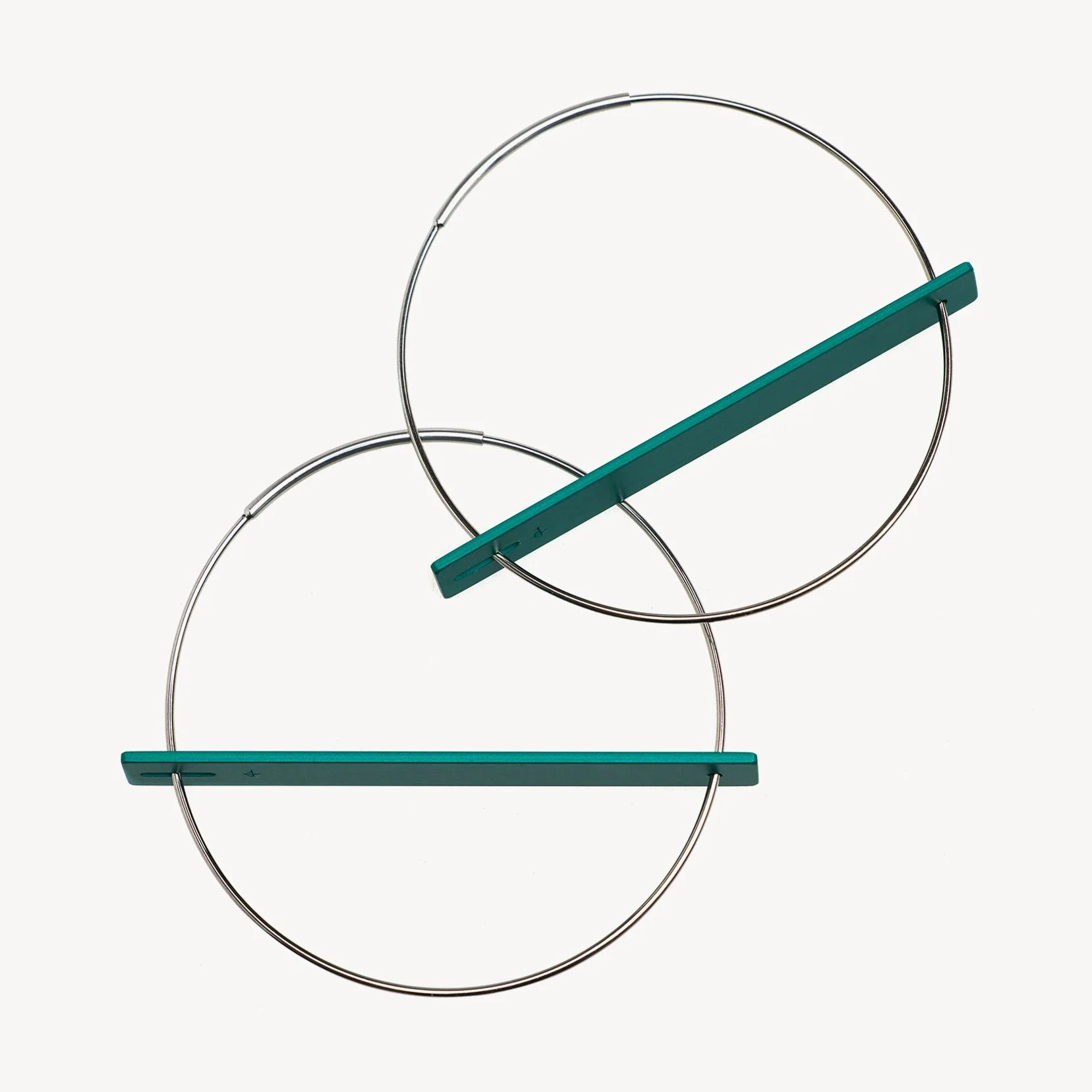 Blade Earrings - Green