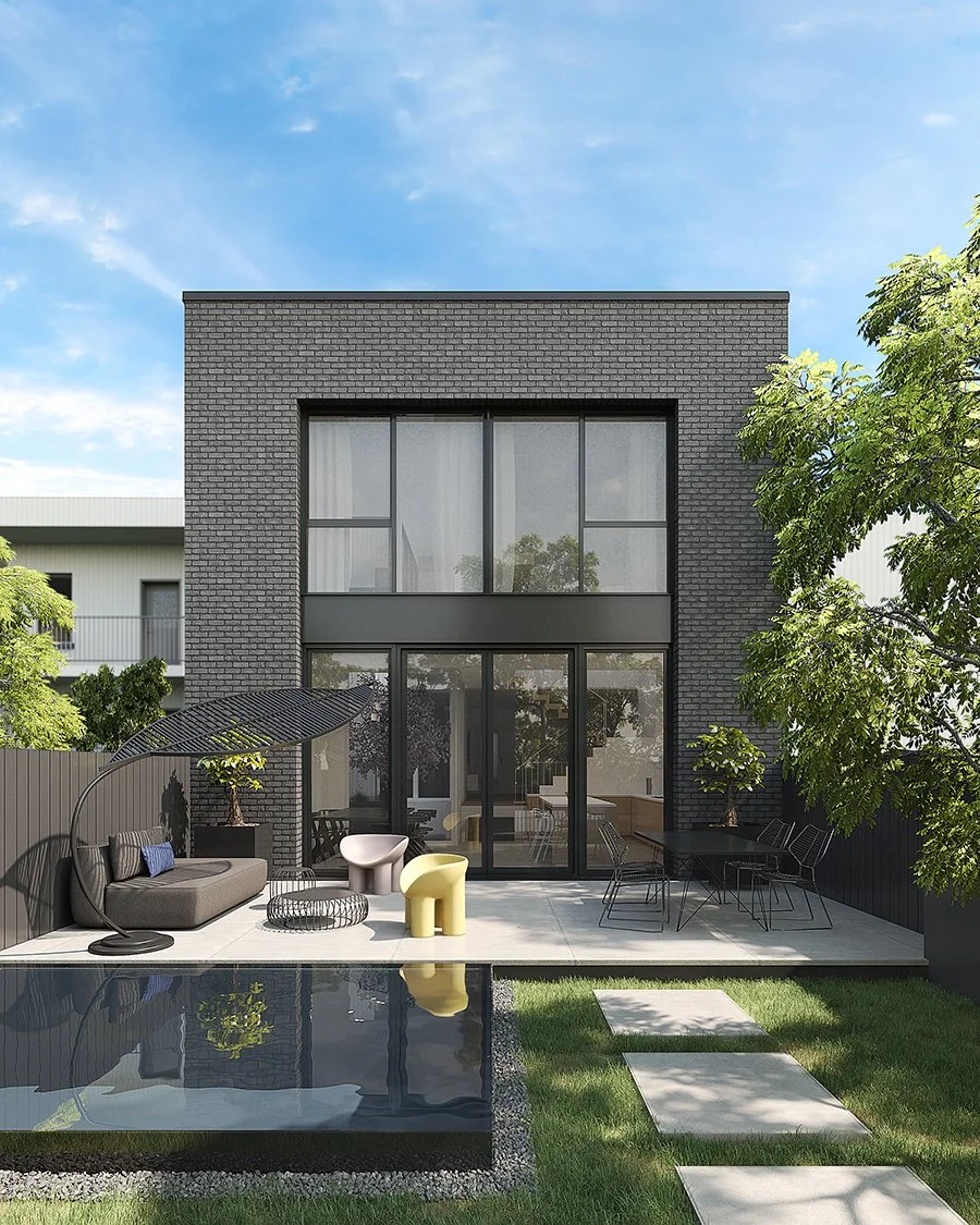 Une image de la maison flottante.