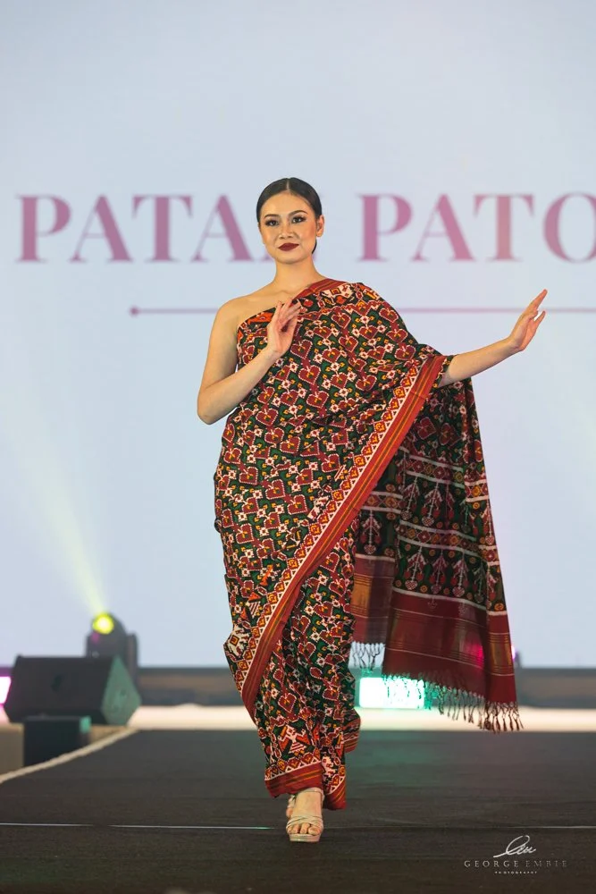 Paton Patola designs, India (Photo by George Embie)