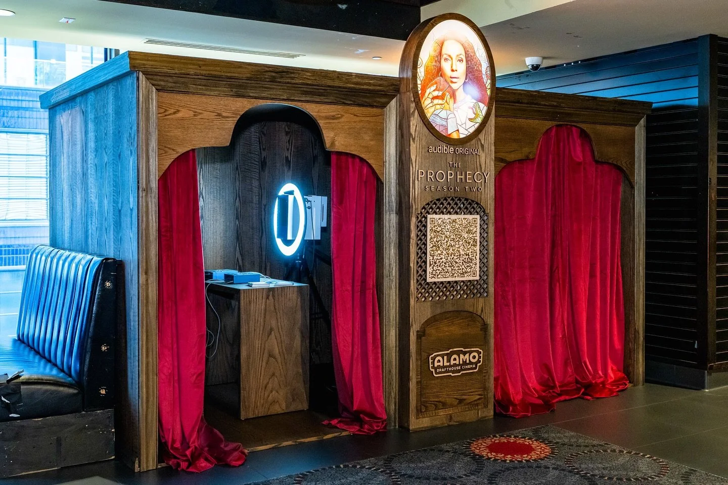 Energy never lies. Come discover your aura at our immersive photobooth activation for The Prophecy Season 2 @alamonyc x @audible | Open until October 9th. 🔮✨🪞

The Prophecy S2 Audible Activation | New York | 9.25.25 - 10.9.25