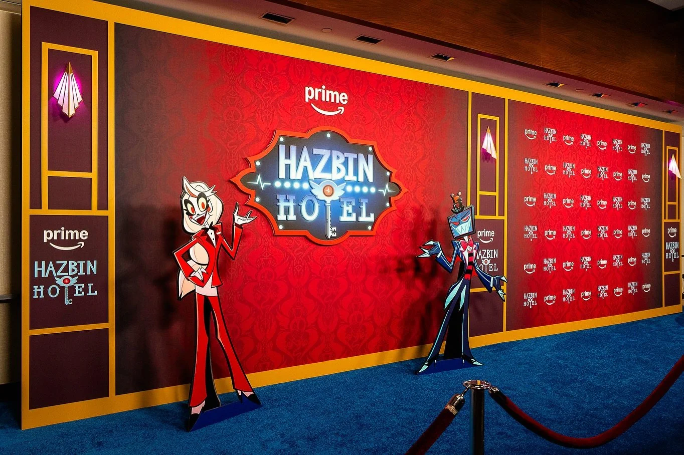 Checking into the Hazbin Hotel, where chaos meets couture. 🔑🔥💋 Thrilled to have produced the premiere of Hazbin Hotel Season 2, stream on @primevideo on October 29.

Hazbin Hotel Season 2 Premiere l New York | 10.20.25