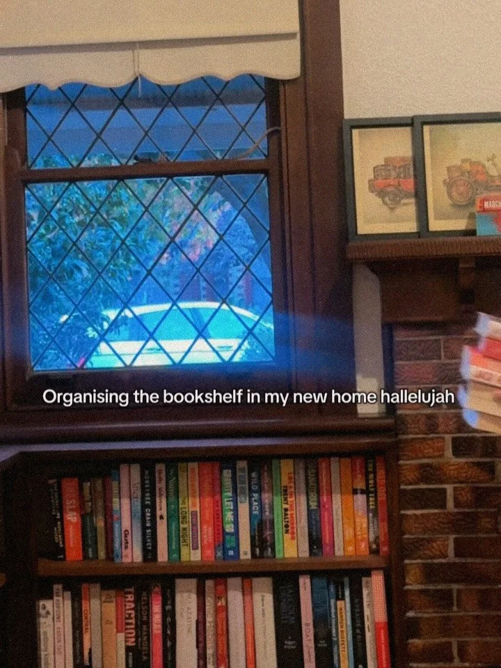 Anyone else&rsquo;s bookshelf the priority when moving house?🏠 Yeah me neither..👀