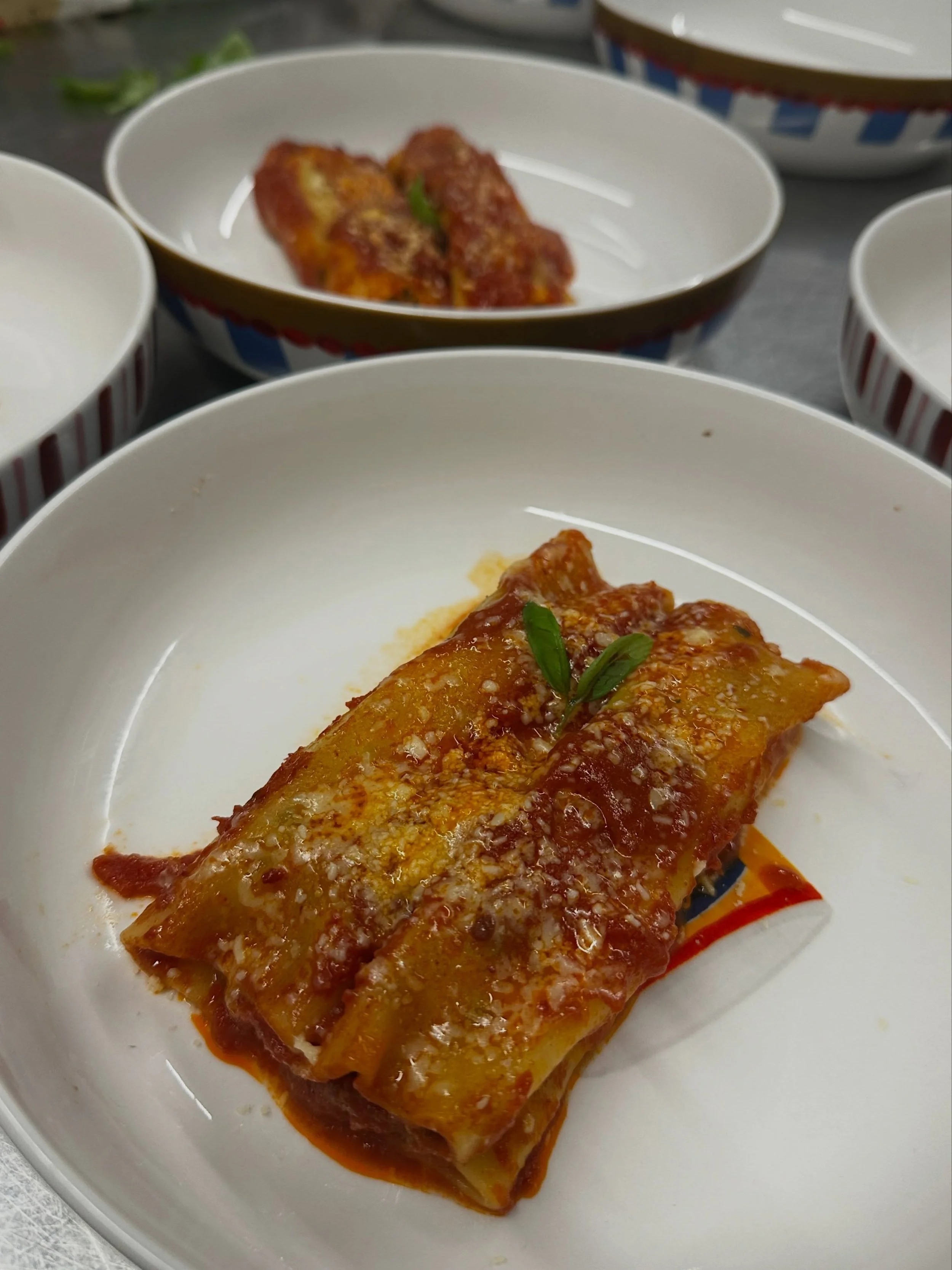 What you see vs what we see👀 featuring our cannelloni from last night&rsquo;s homestyle bookclub dinner🍴Nothing Nonna wouldn&rsquo;t approve of, made a mano (by hand) and always with lots of love🍝