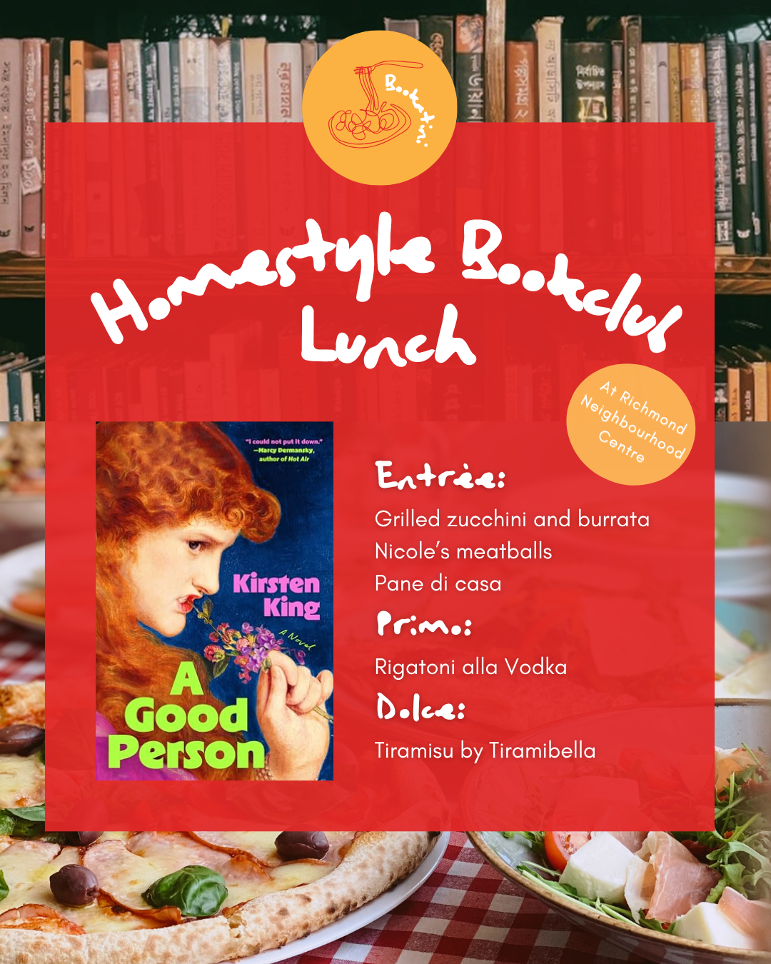 July Homestyle Bookclub Lunch 