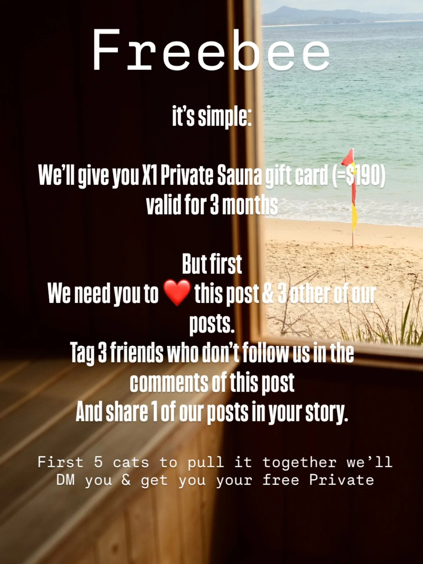 Like we said: it&rsquo;s first in best dressed for these 5 giveaways&hellip;

DM us when you&rsquo;ve ticked off the three tasks &amp; that will place you in the race. 
We&rsquo;ll verify the bits &amp; if you&rsquo;re one of the first 5 - you&rsquo;