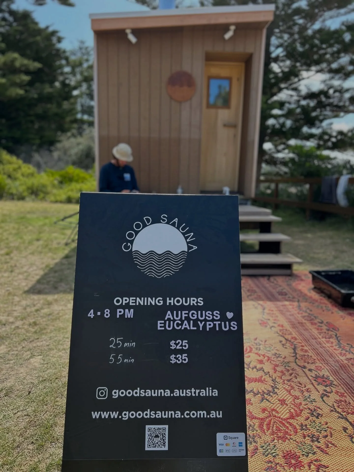 Aufguss.
&bull;
Saunameister - Uncle Kila 
&bull;
All people are created equal, but nowhere more so than in a sauna.
&bull;
#sauna #saunatime #archdaily #sweat #hereallyisGerman