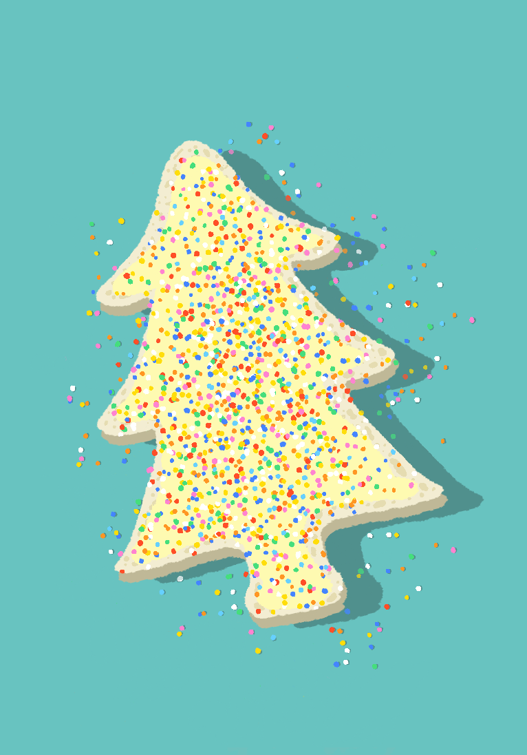 Fairy Bread Christmas Tree