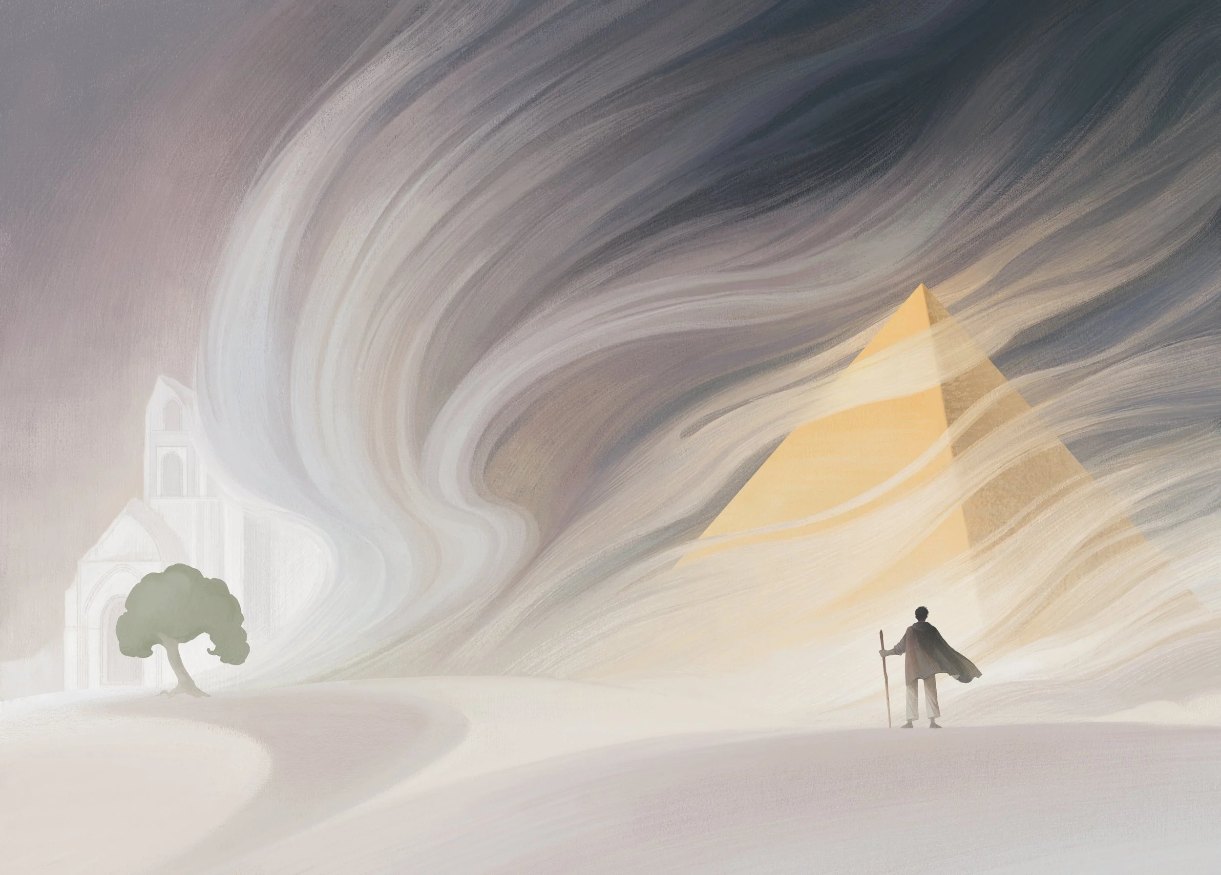 The Alchemist-Book Cover Illustration