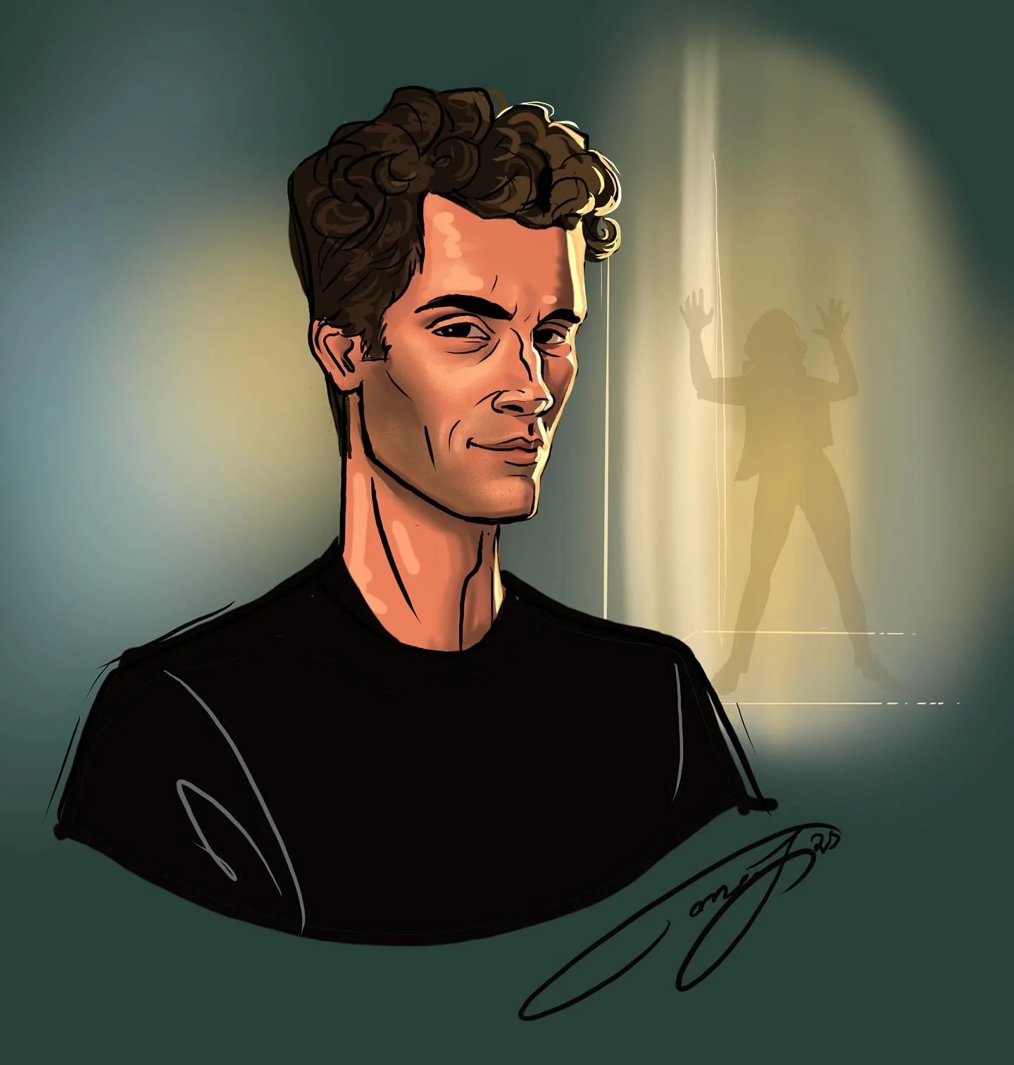 Hey Joe! 📚💔 #you #joegoldberg #pennbadgely #carolinekepnes #fanart #portrait #illustration #gregberlanti #seragamble