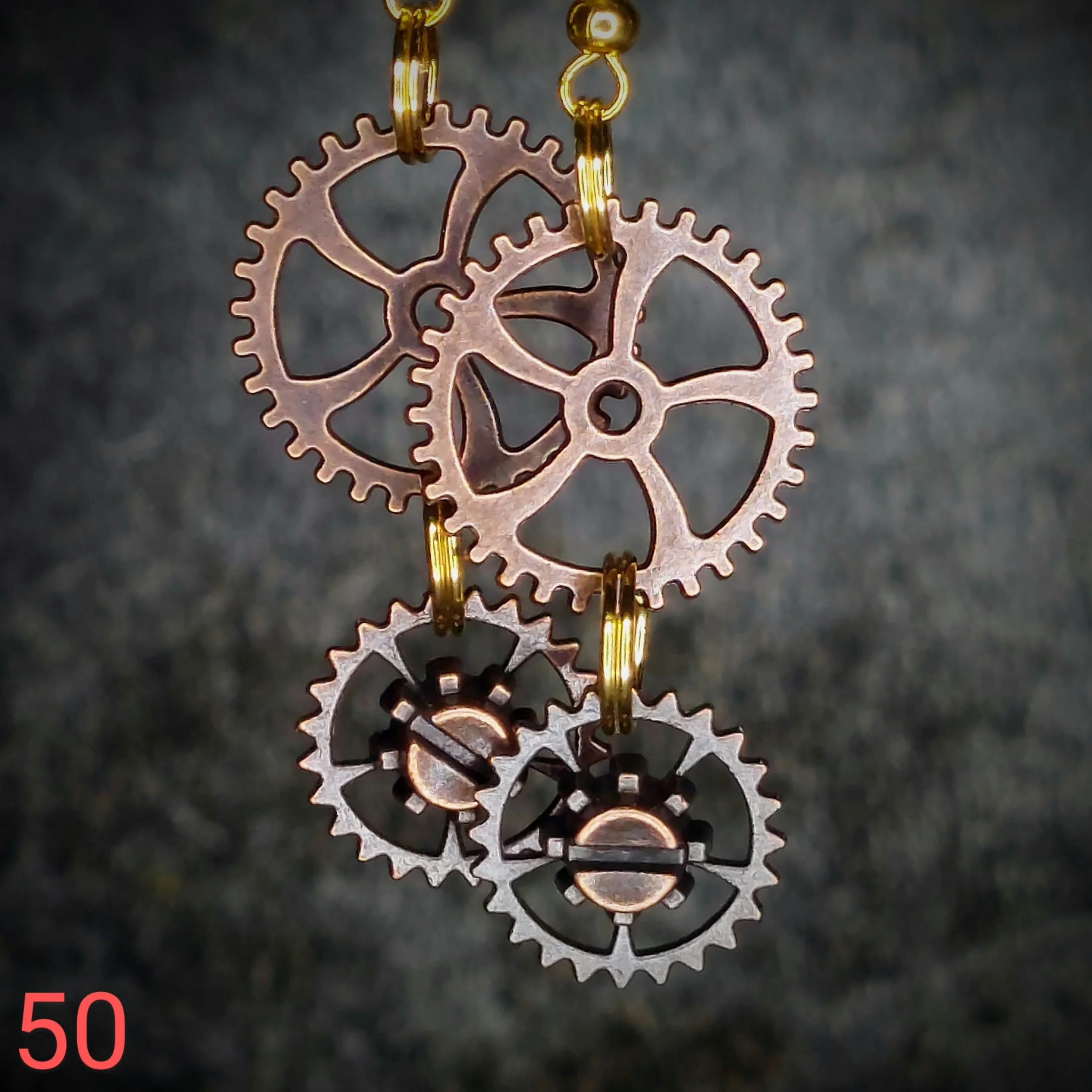Steampunk Earrings No. 50