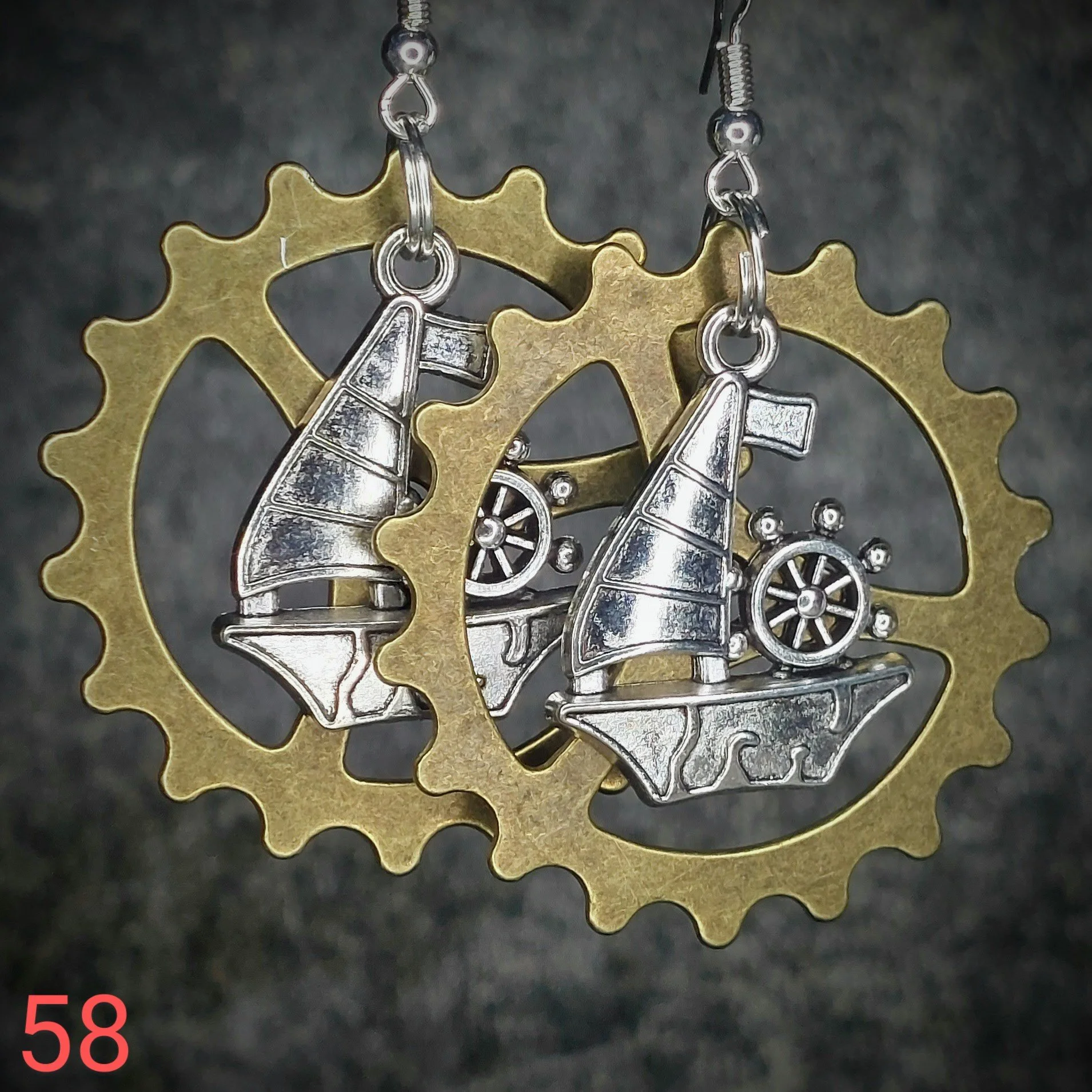 Steampunk Earrings No. 58