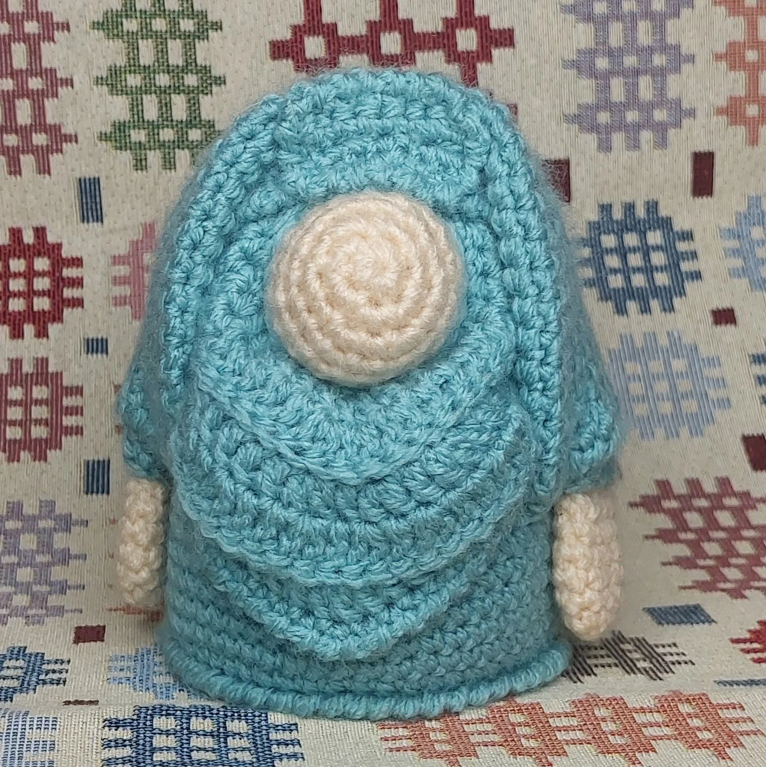 Hand-Crocheted Gorsedd Gnome -  girl in green