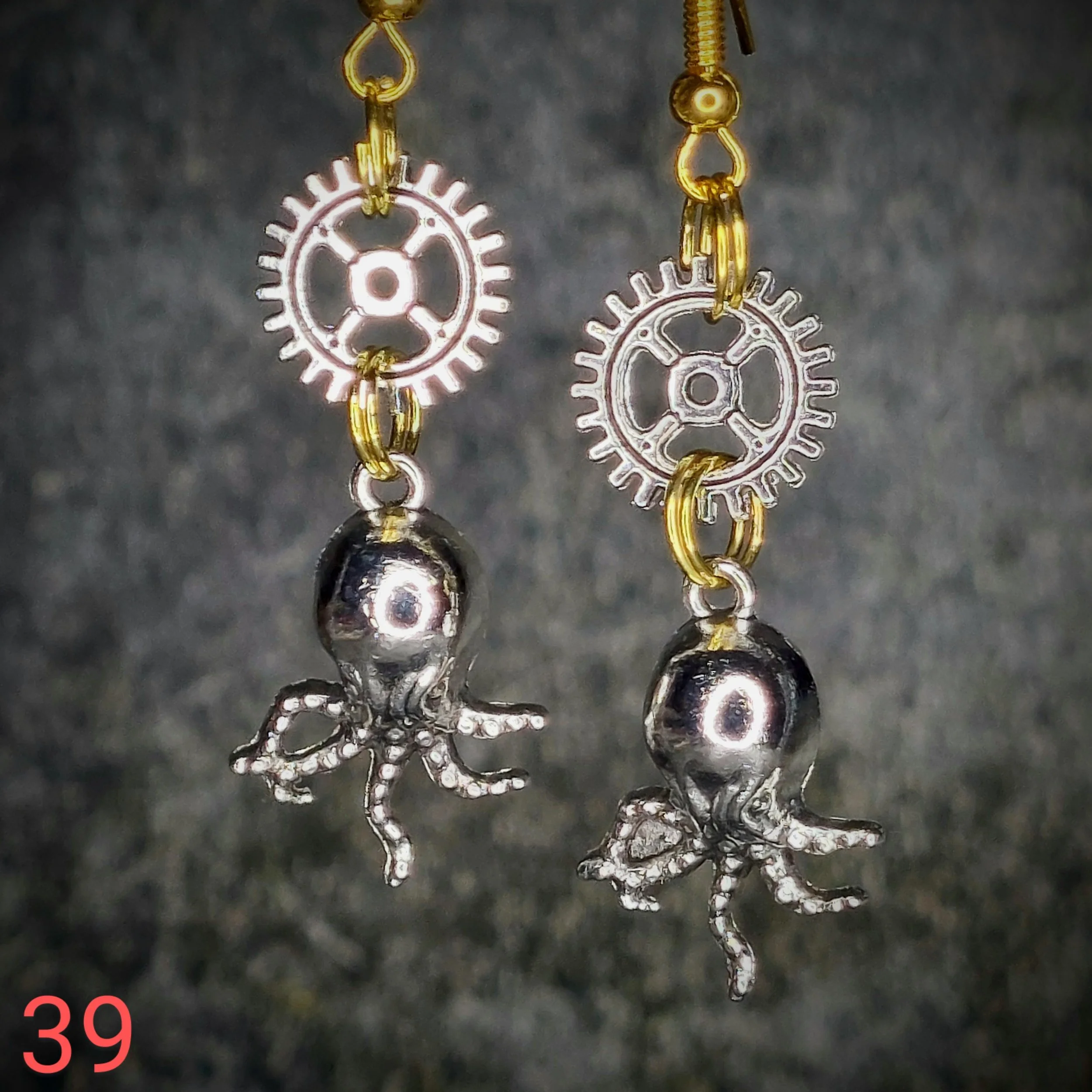 Steampunk Earrings No. 39