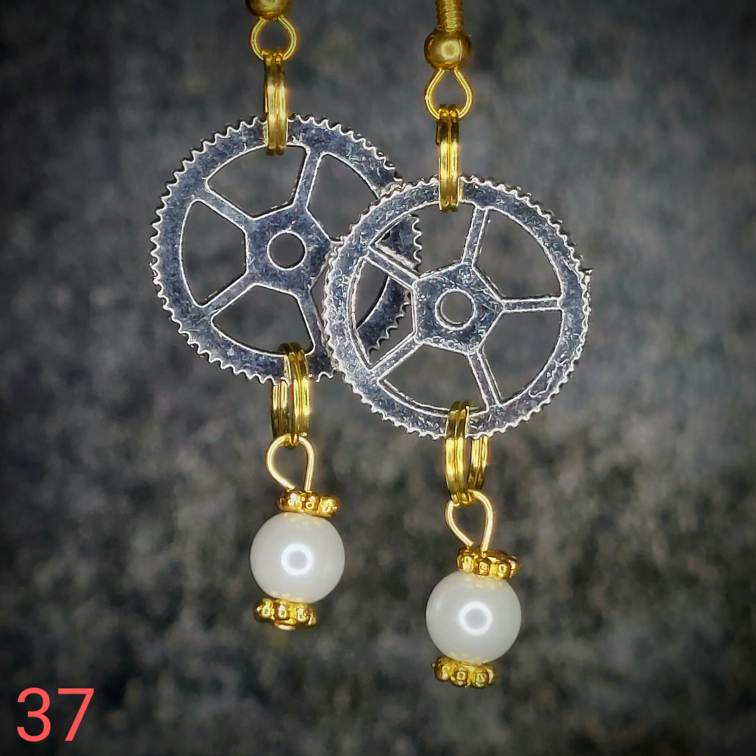 Steampunk Earrings No. 37