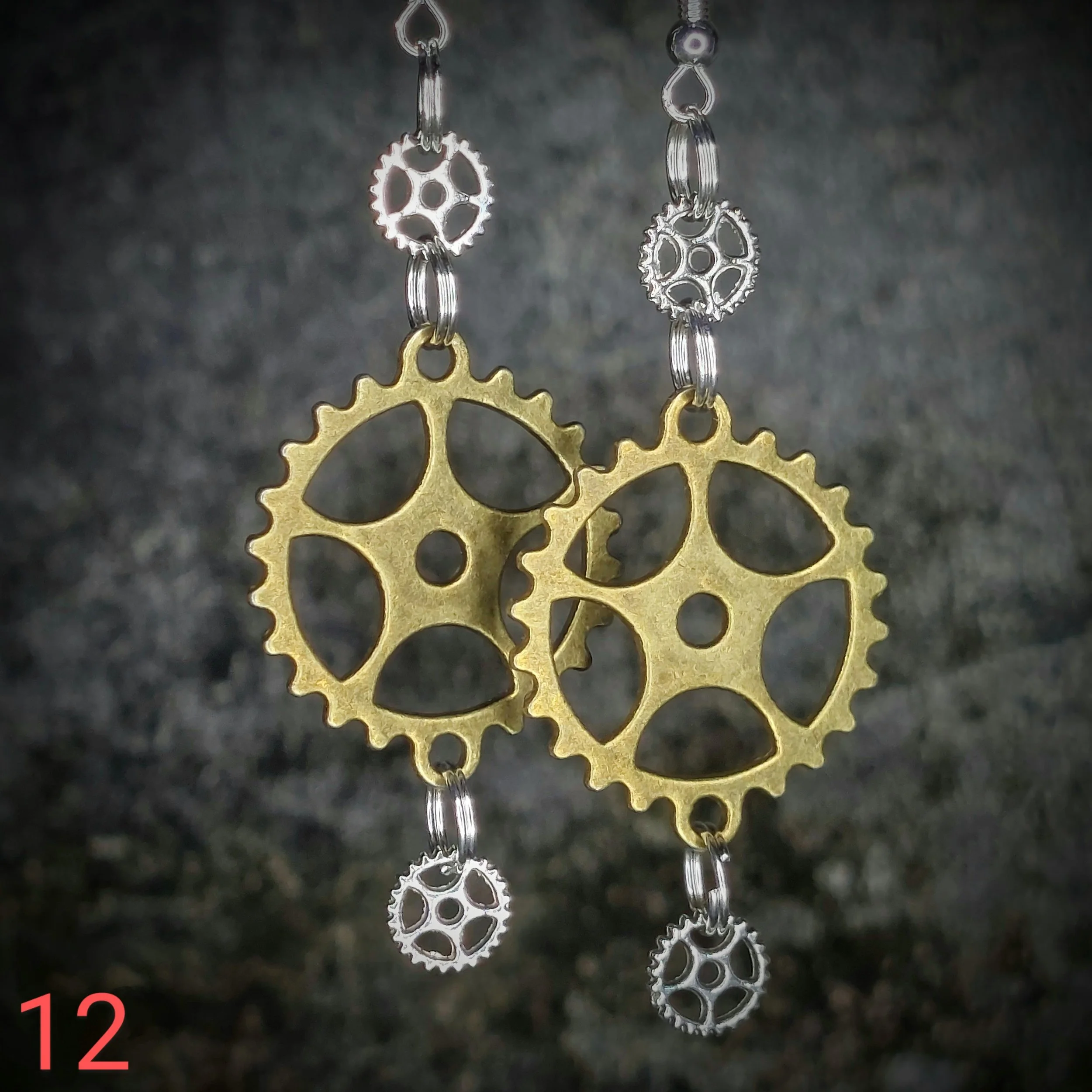 Steampunk Earrings No. 12