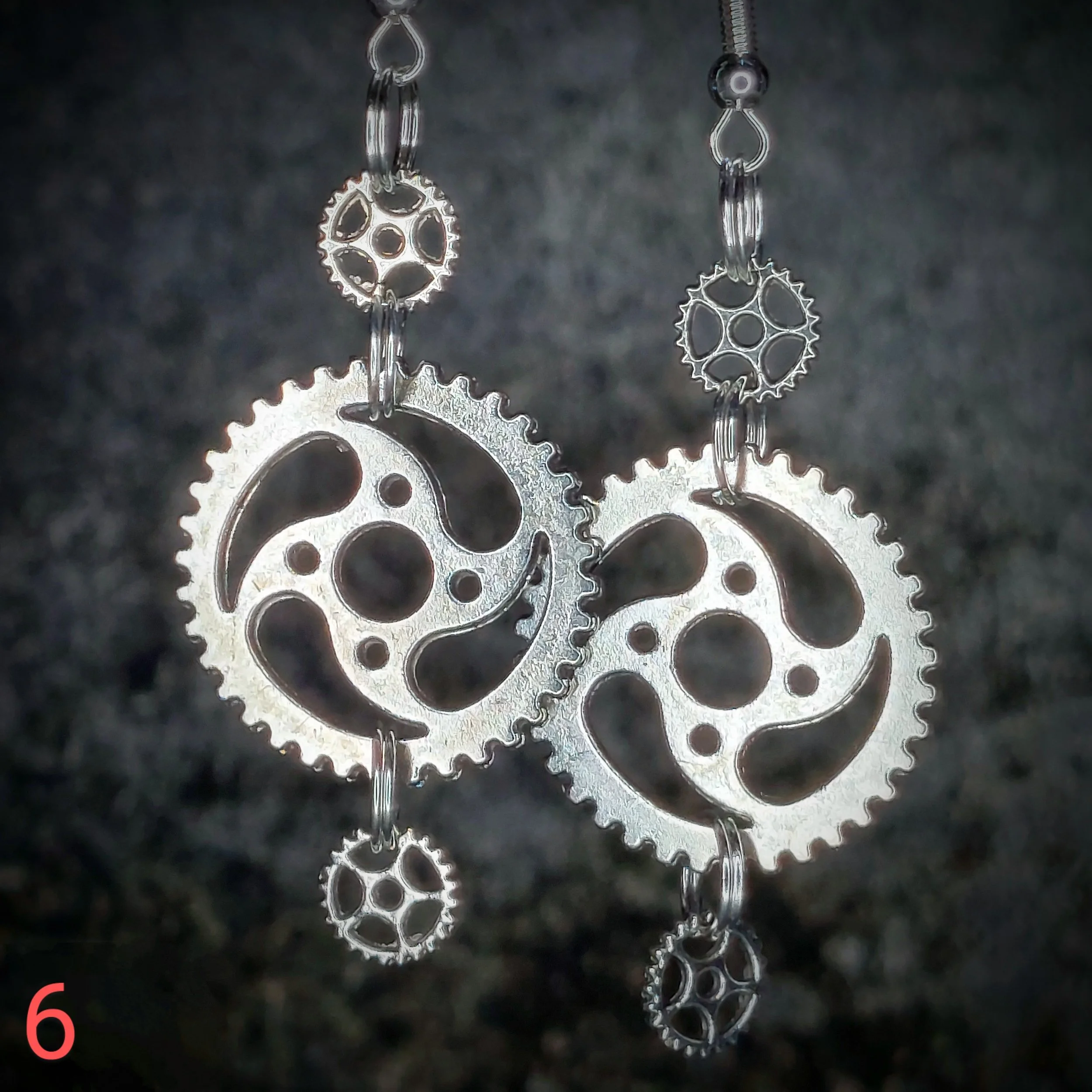 Steampunk Earrings No. 06