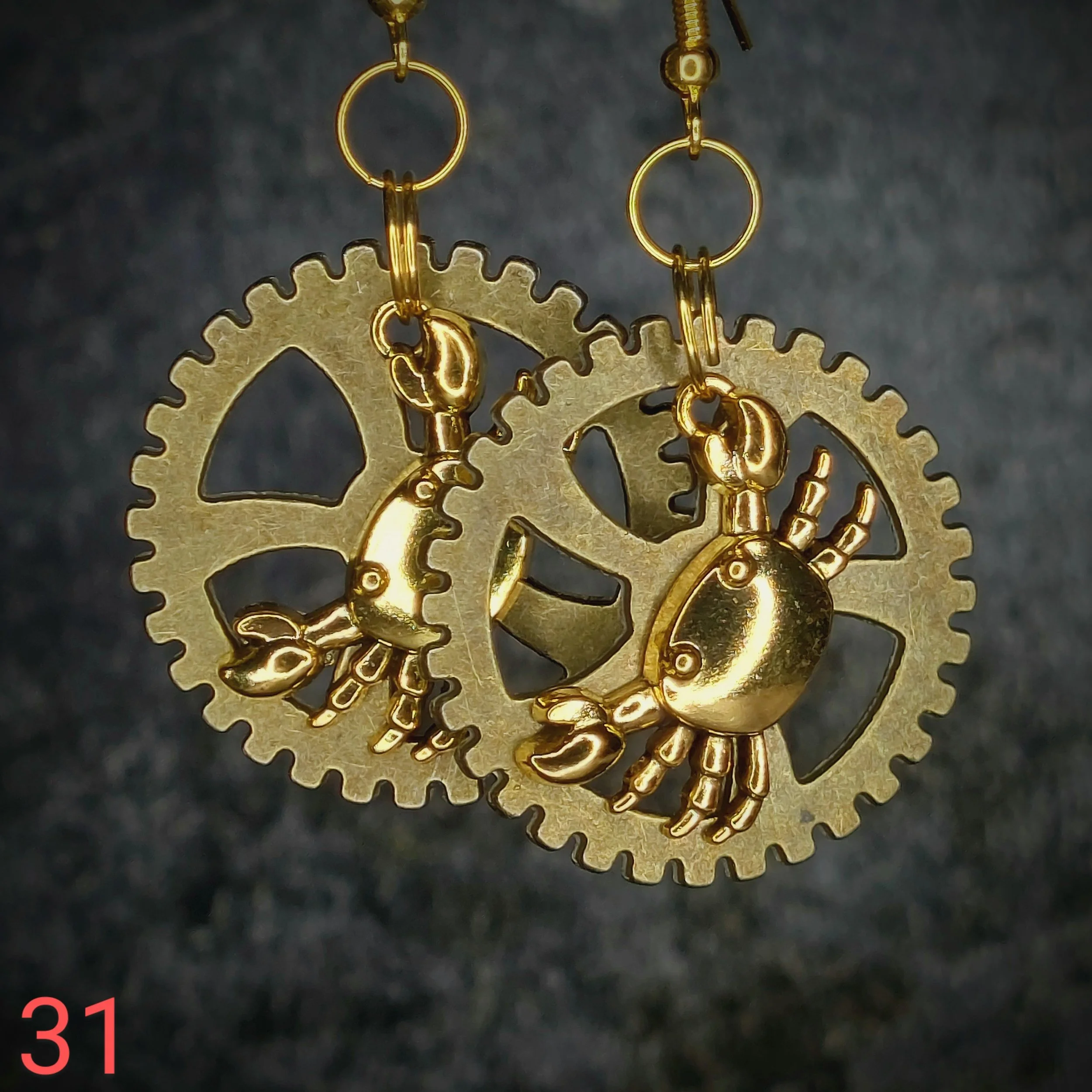 Steampunk Earrings No. 31