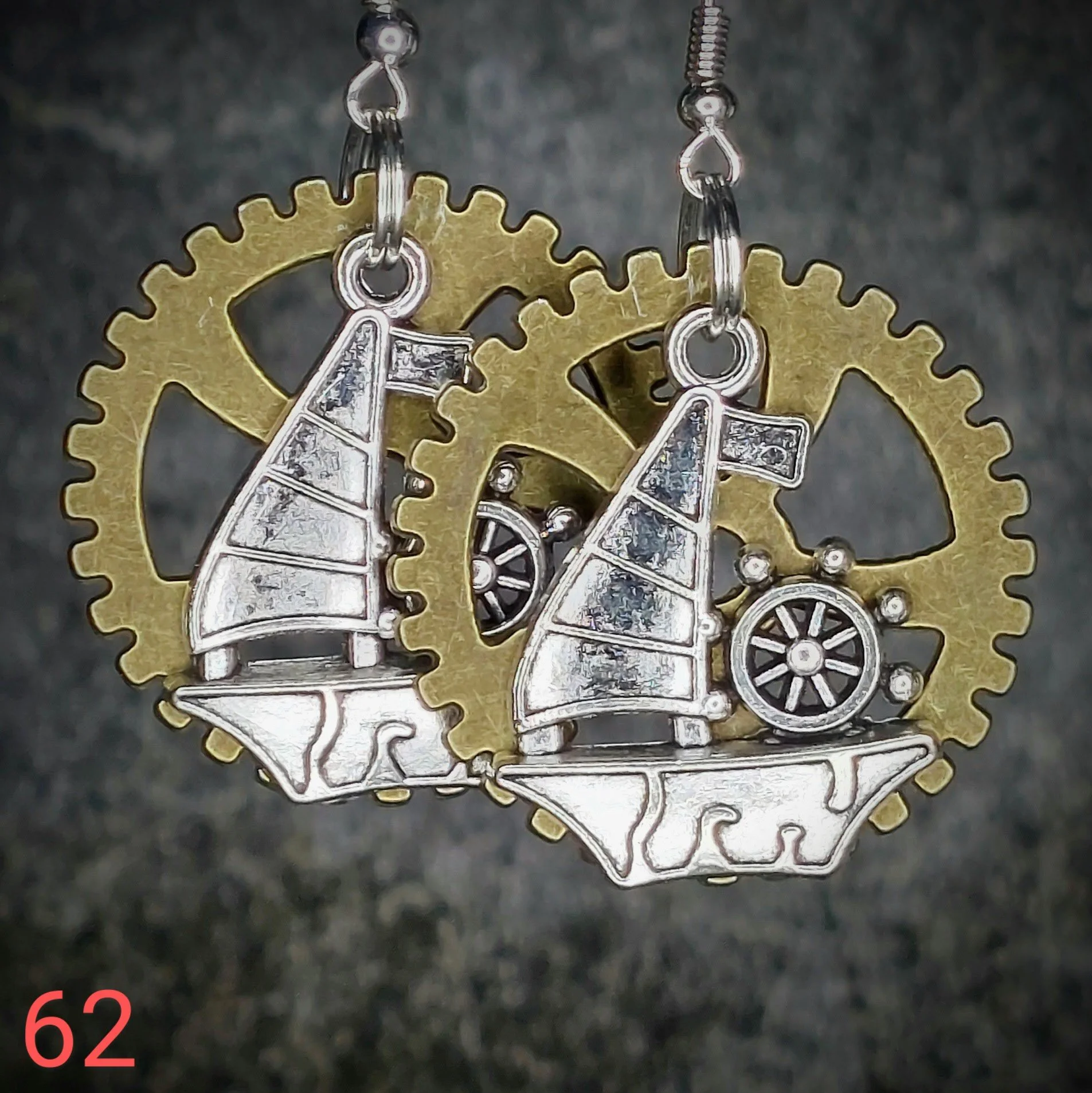 Steampunk Earrings No. 62
