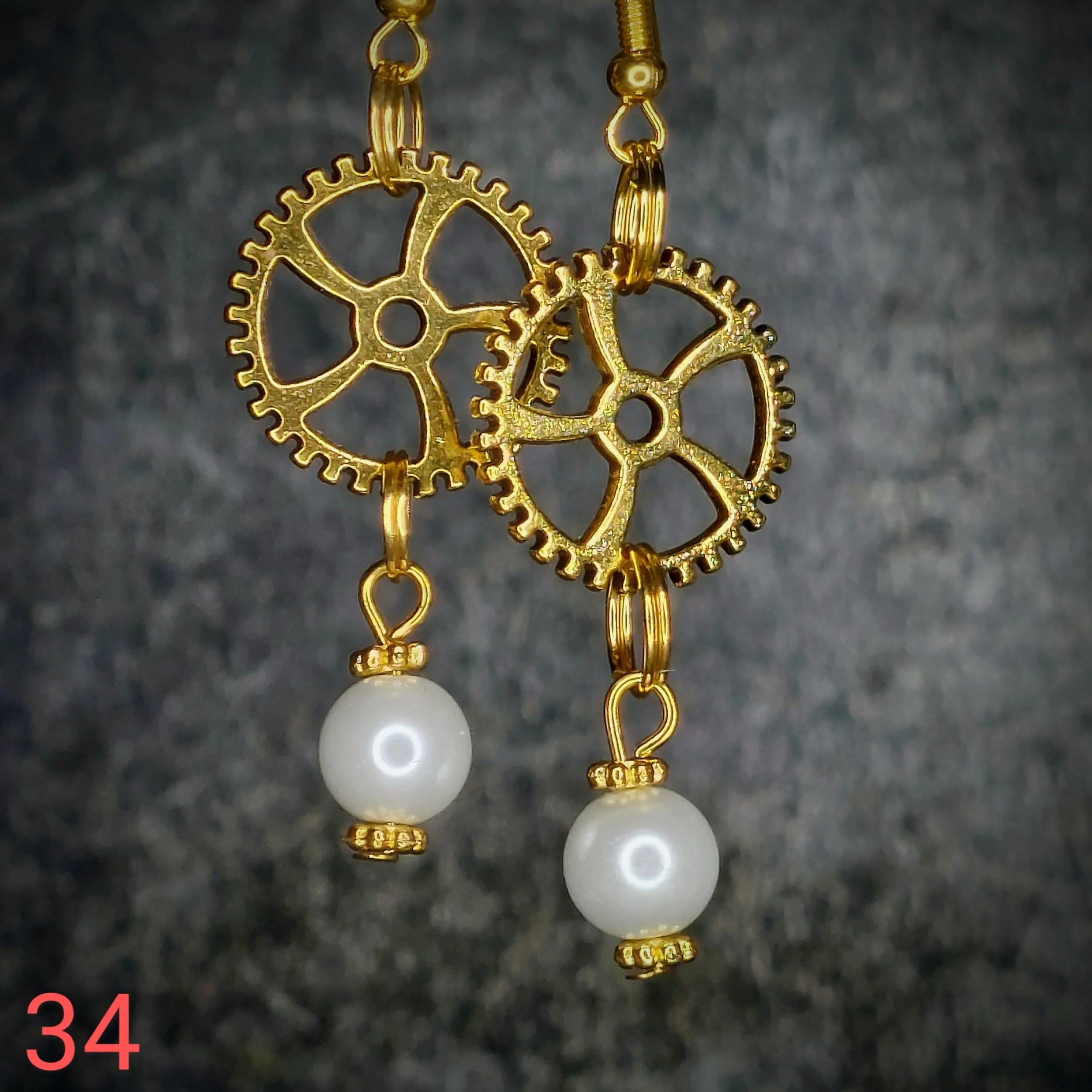 Steampunk Earrings No. 34
