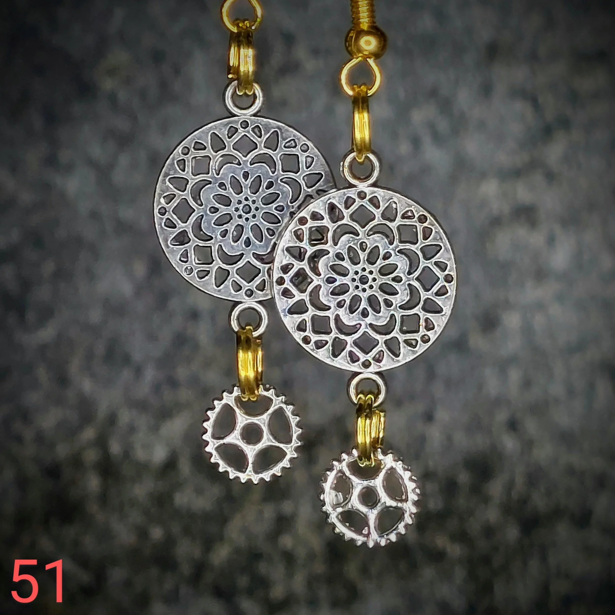 Steampunk Earrings No. 51